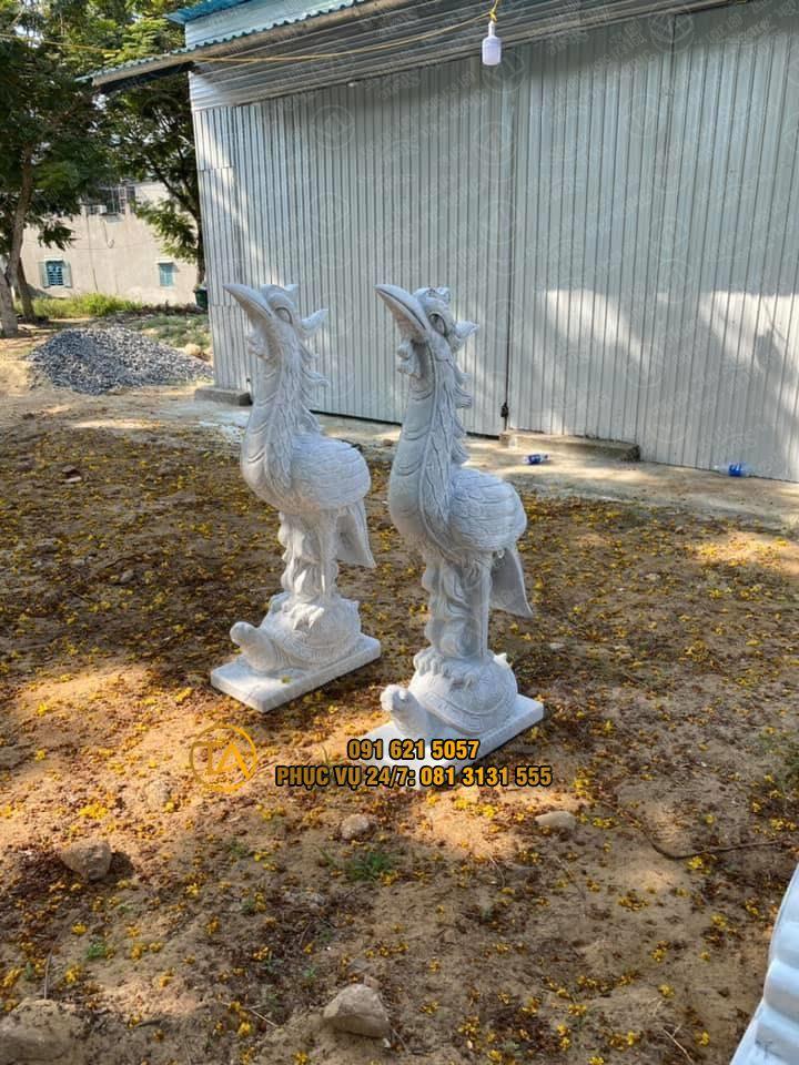 Tượng Chim Hạc Bằng đá
