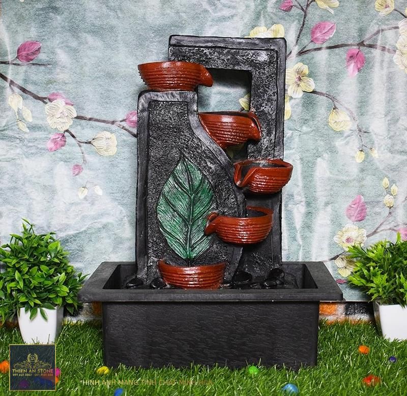 Briovy Waterfall Fountain Indoor Home Decor Polyresin Indoor/Outdoor Water  Fountains with LED Lights, Home Decor, Decoration Living Room, Birthday  Gift, (FN21) (Design 1) (4) : Amazon.in: Home  Kitchen