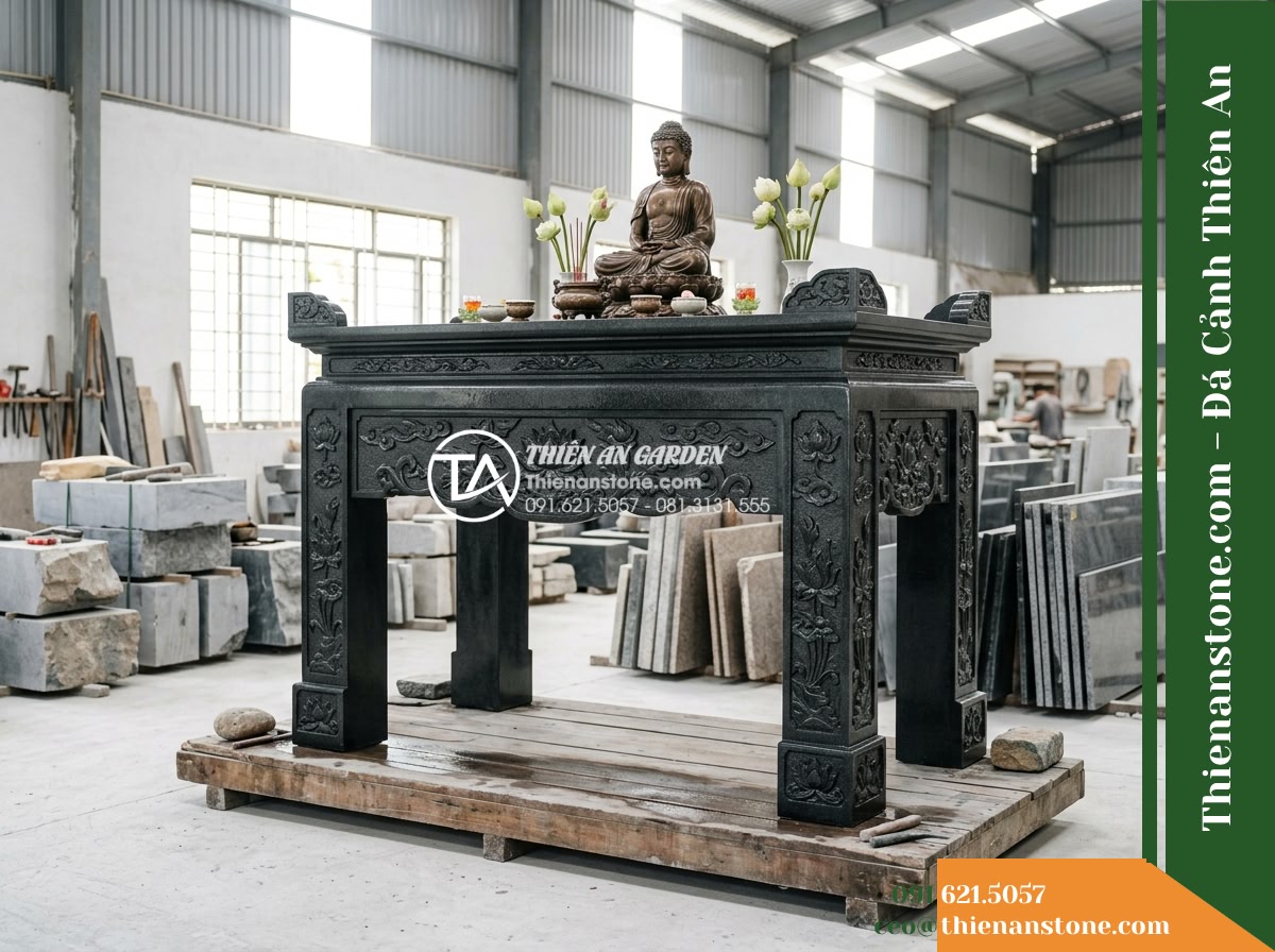Bàn Thờ Phật Bằng Đá