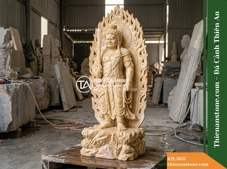 Tượng Ái Nhiễm Minh Vương Bằng Đá