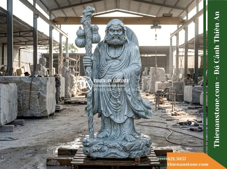 Tượng Đạt Ma Sư Tổ Bằng Đá