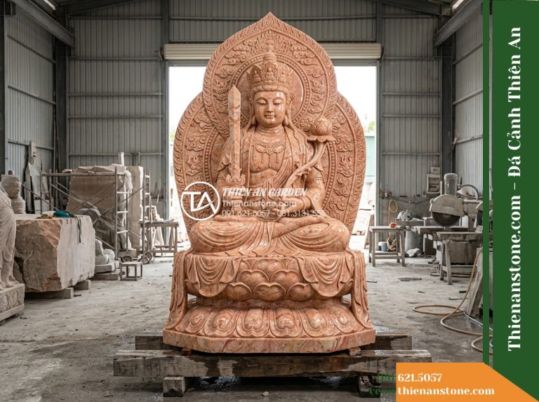 Tượng Hư Không Tạng Bồ Tát Bằng Đá
