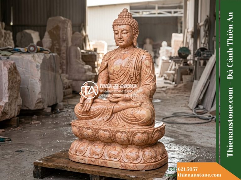 Tượng Phật Địa Tạng Bằng Đá