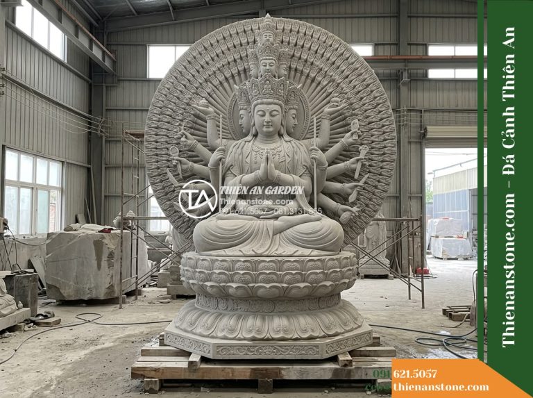 Tượng Thiên Thủ Thiên Nhãn Bằng Đá