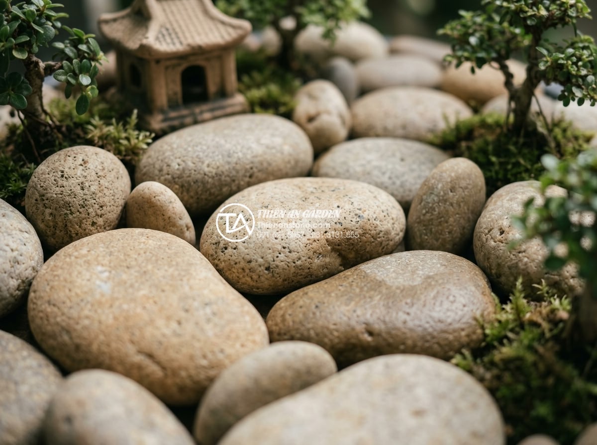Tư vấn chọn đơn vị thi công tiểu cảnh đá mỹ nghệ uy tín tại Đà Nẵng - Hình 8 Tư vấn chọn đơn vị thi công tiểu cảnh đá mỹ nghệ uy tín tại Đà Nẵng - Detailed texture close-up of premium natural stone used in artistic miniature sc