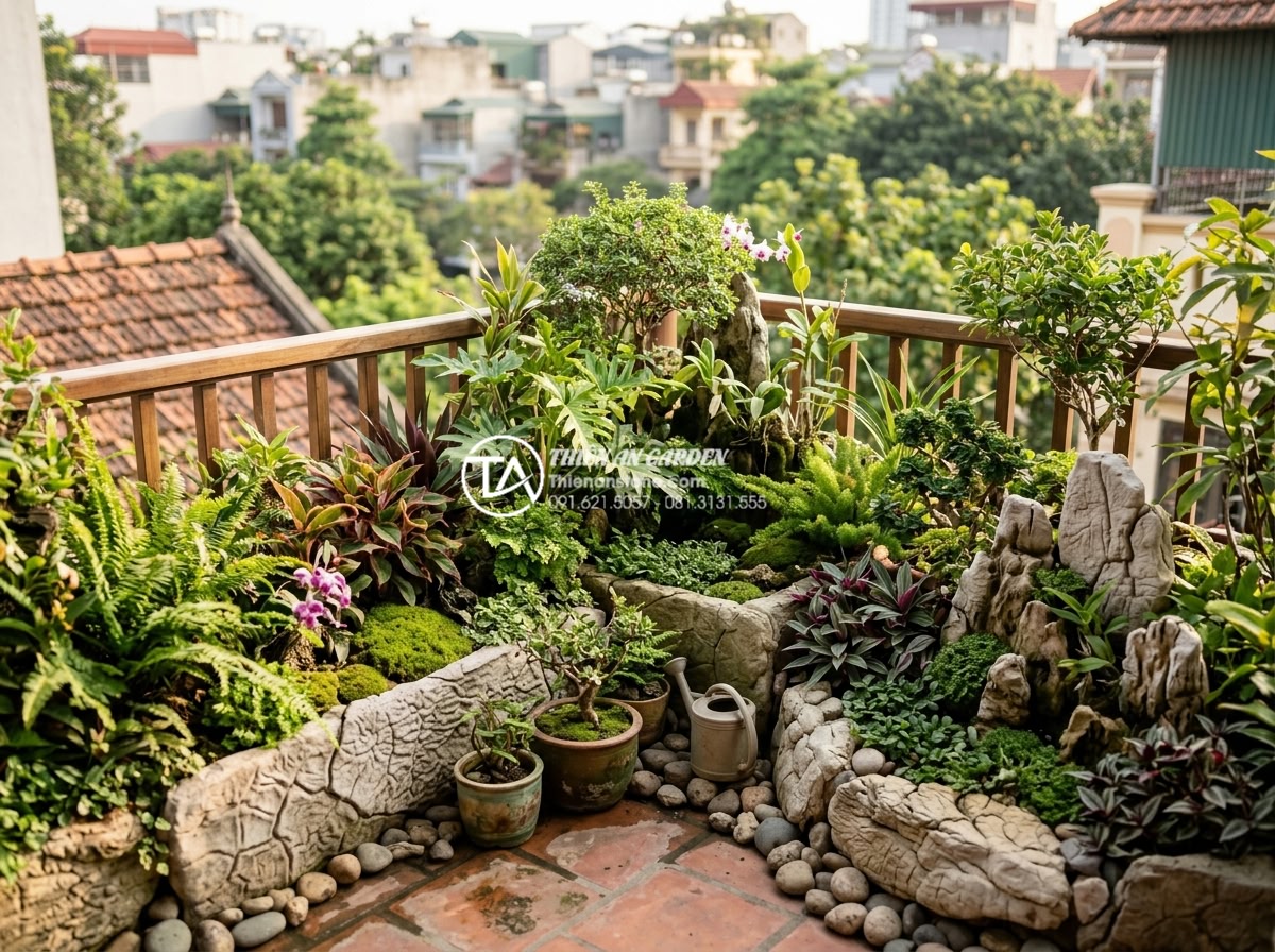 7 Sai lầm phổ biến khiến tiểu cảnh ban công nhanh hỏng và cách khắc phục - Long-term beautifully preserved balcony landscape after consistent expert mainte