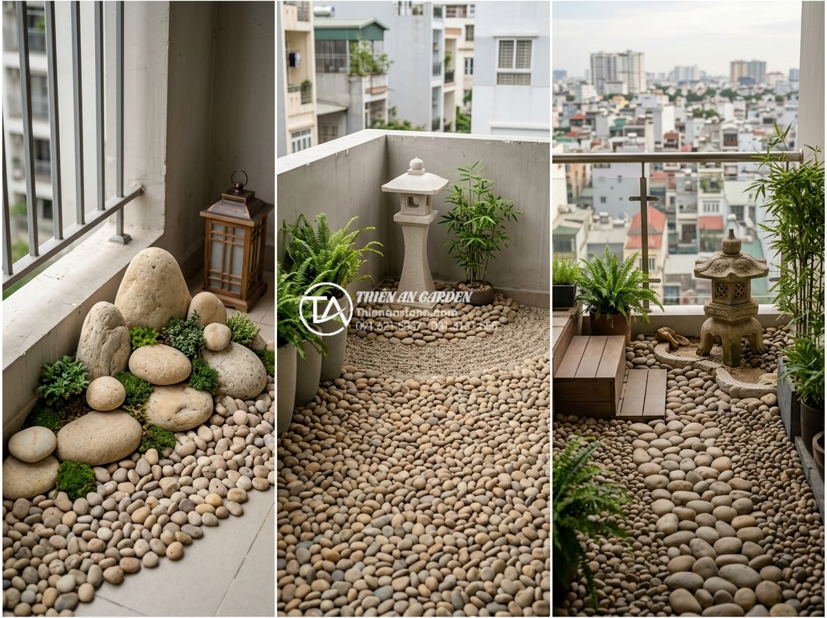 Tiểu cảnh ban công phong cách Zen: Mang thiền định vào căn hộ phố - Popular Zen balcony designs examples: multiple views of different styles includi