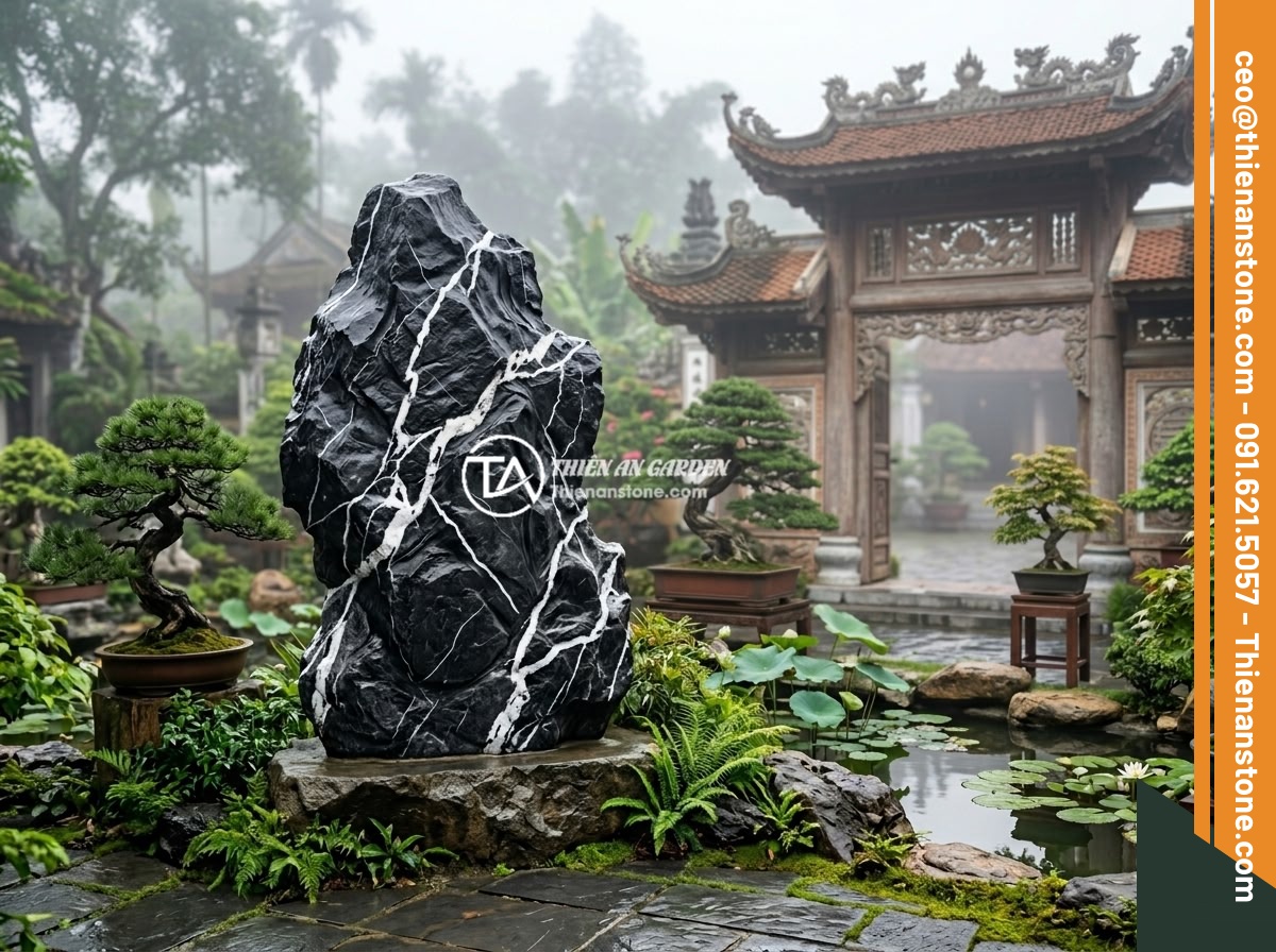 Bảng hiệu đá lũa đen