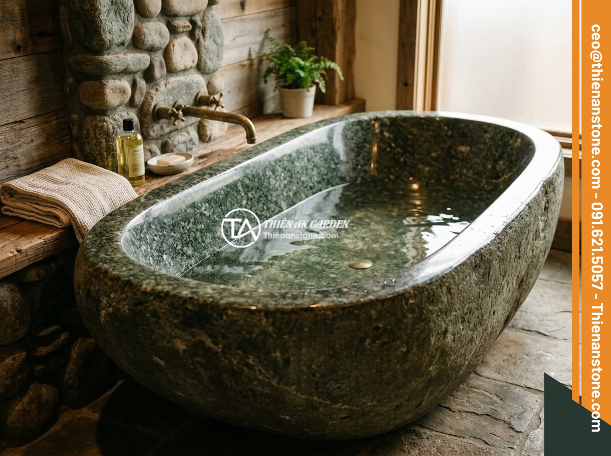 Bồn tắm đá cuội