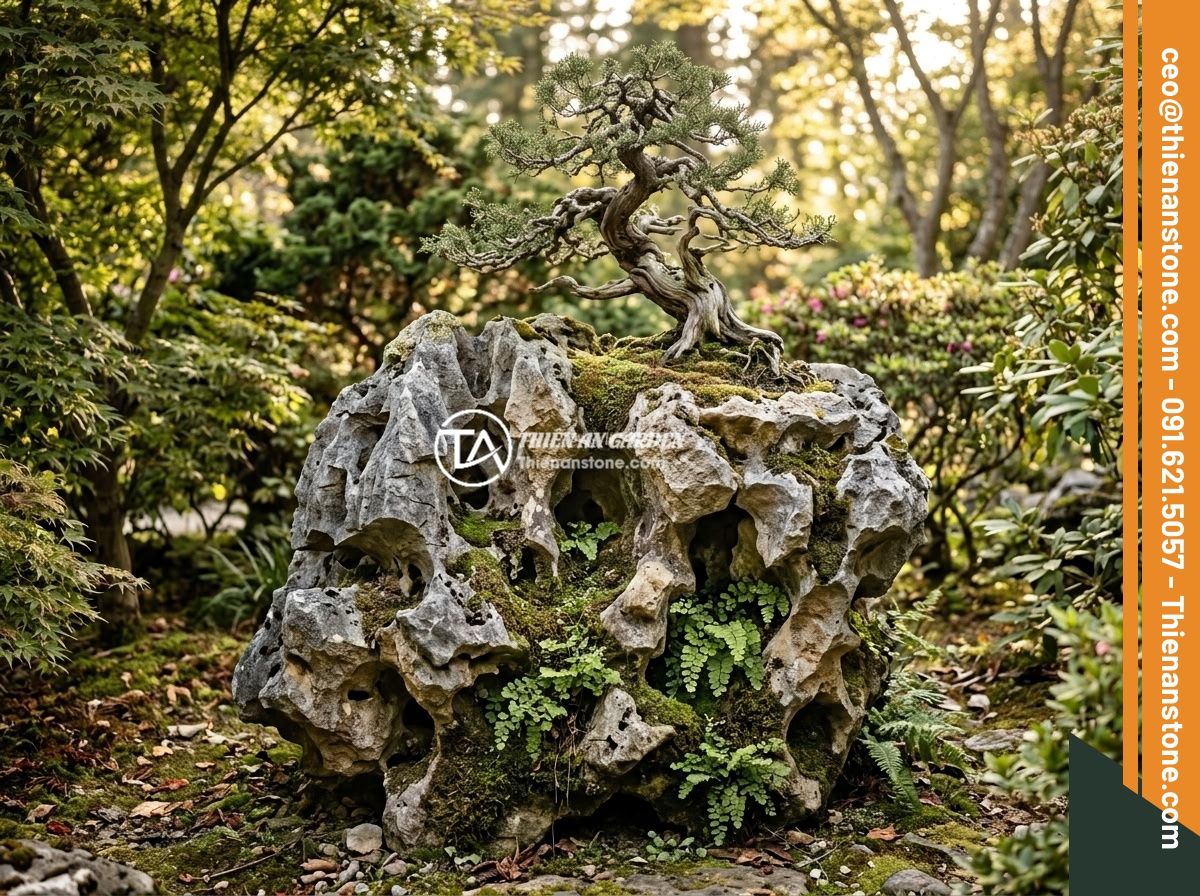 Đá tai mèo non bộ > 50cm