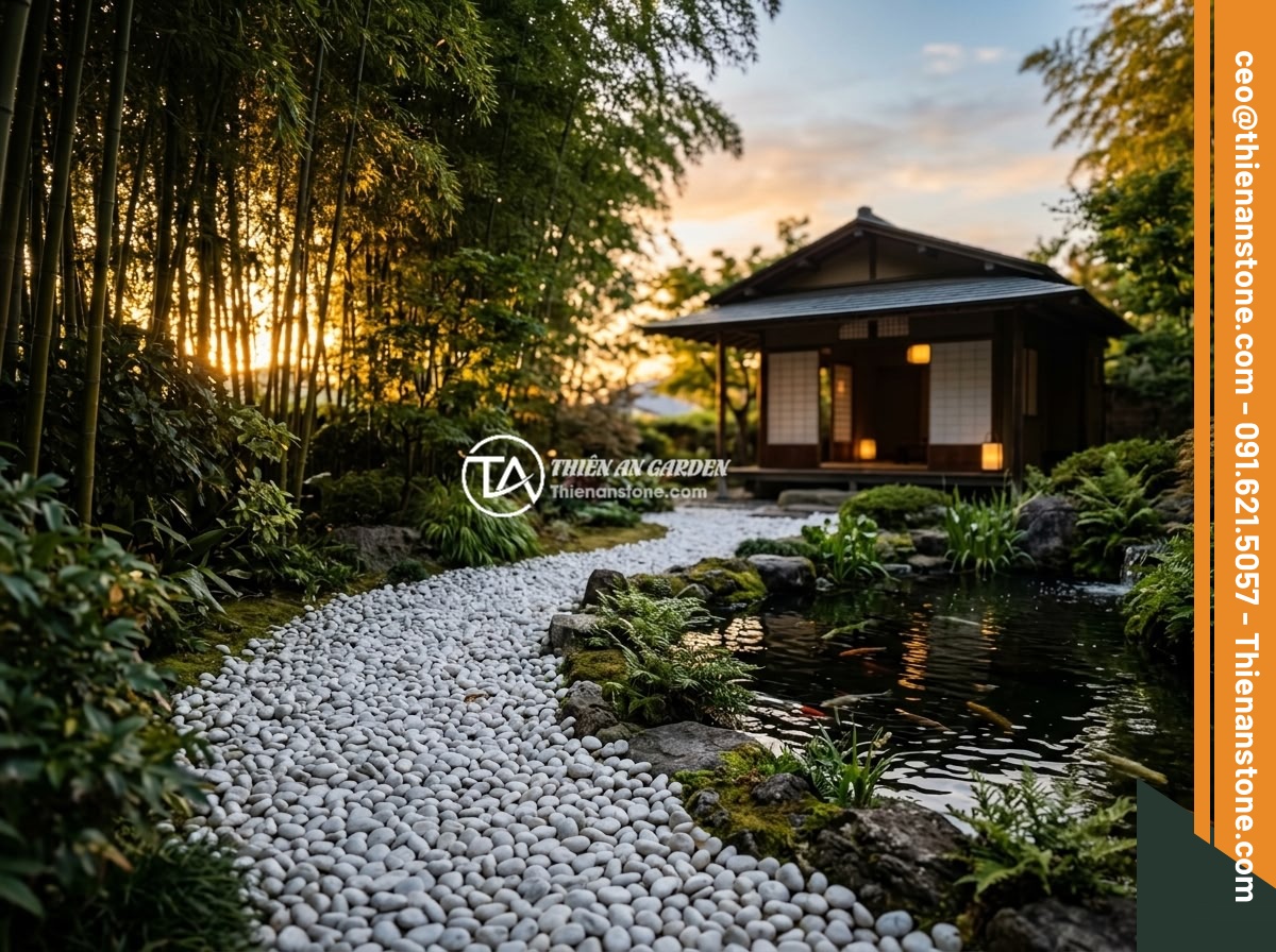 Đá thạch anh vụn đánh bóng