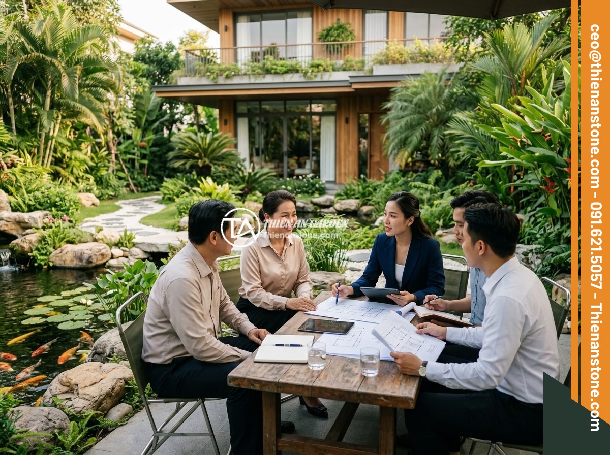 Đá thạch anh vụn đánh bóng