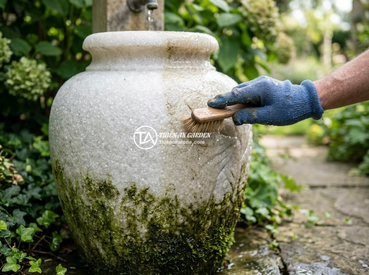 Lu nước tiểu cảnh đá sa thạch