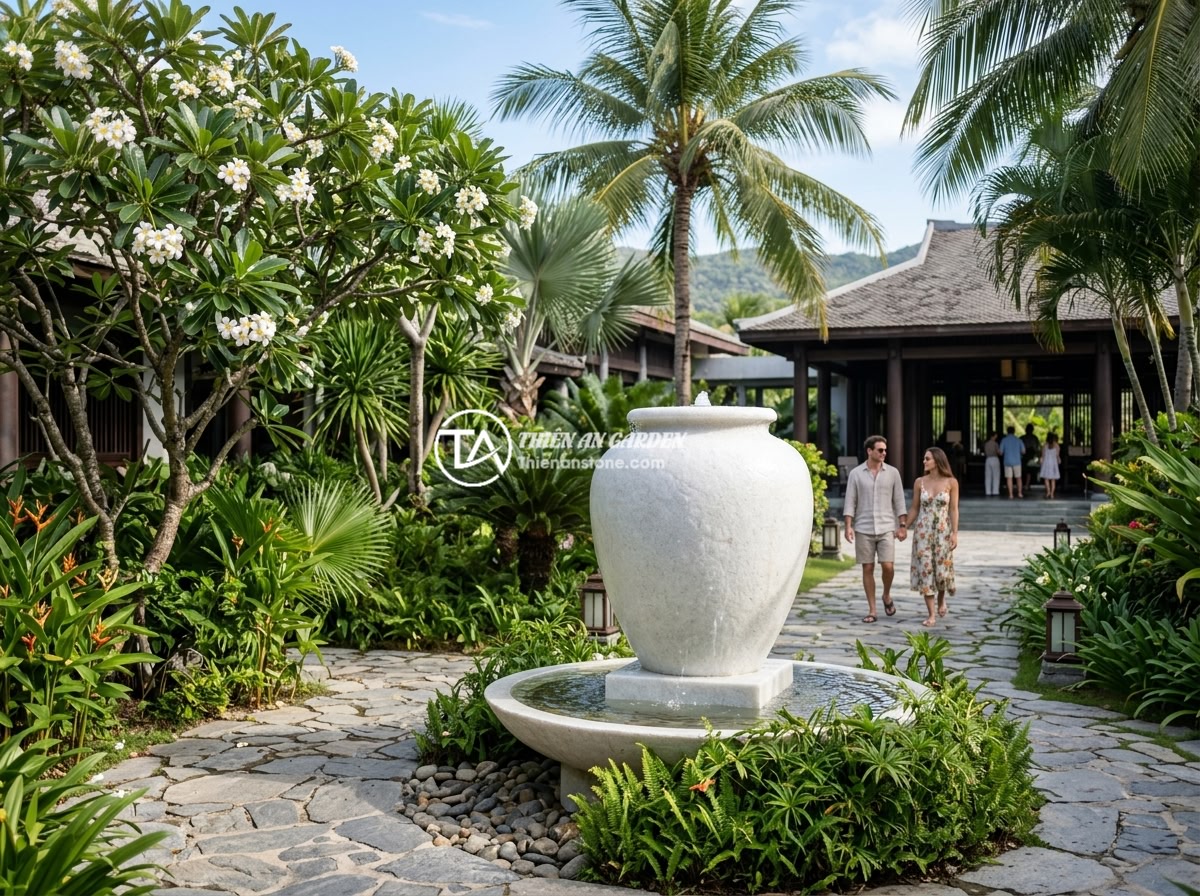 Lu nước tiểu cảnh đá sa thạch