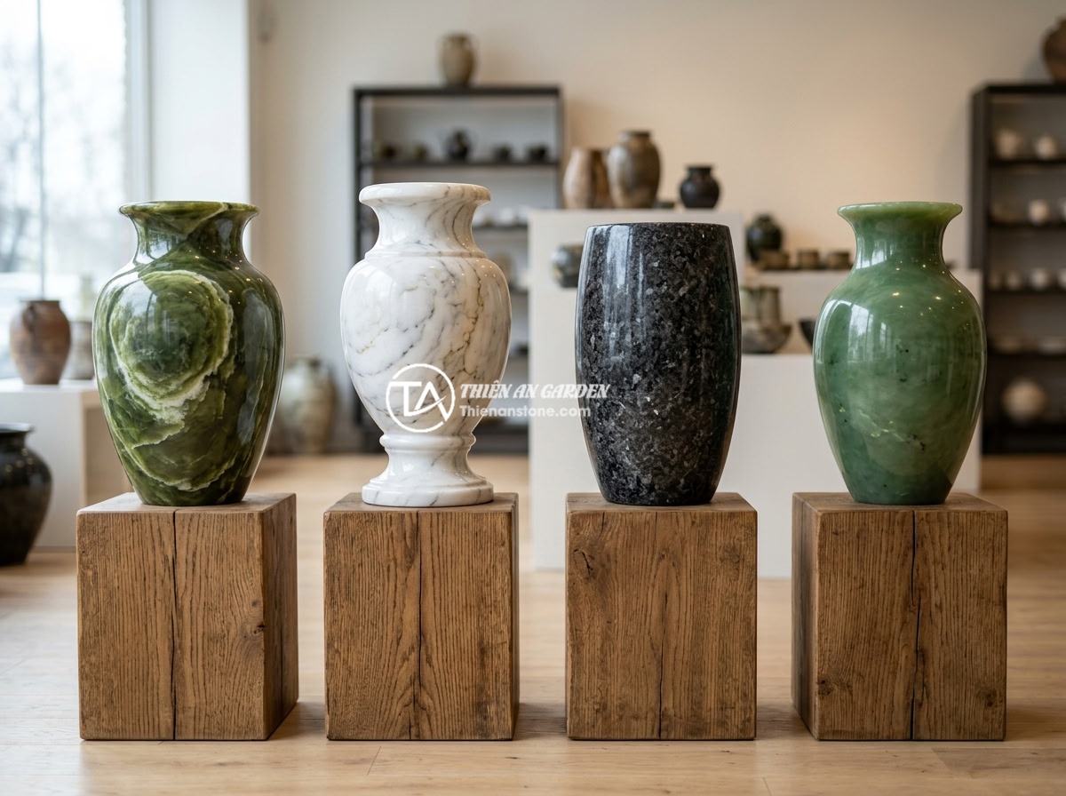 Lục bình đá ngọc Serpentine