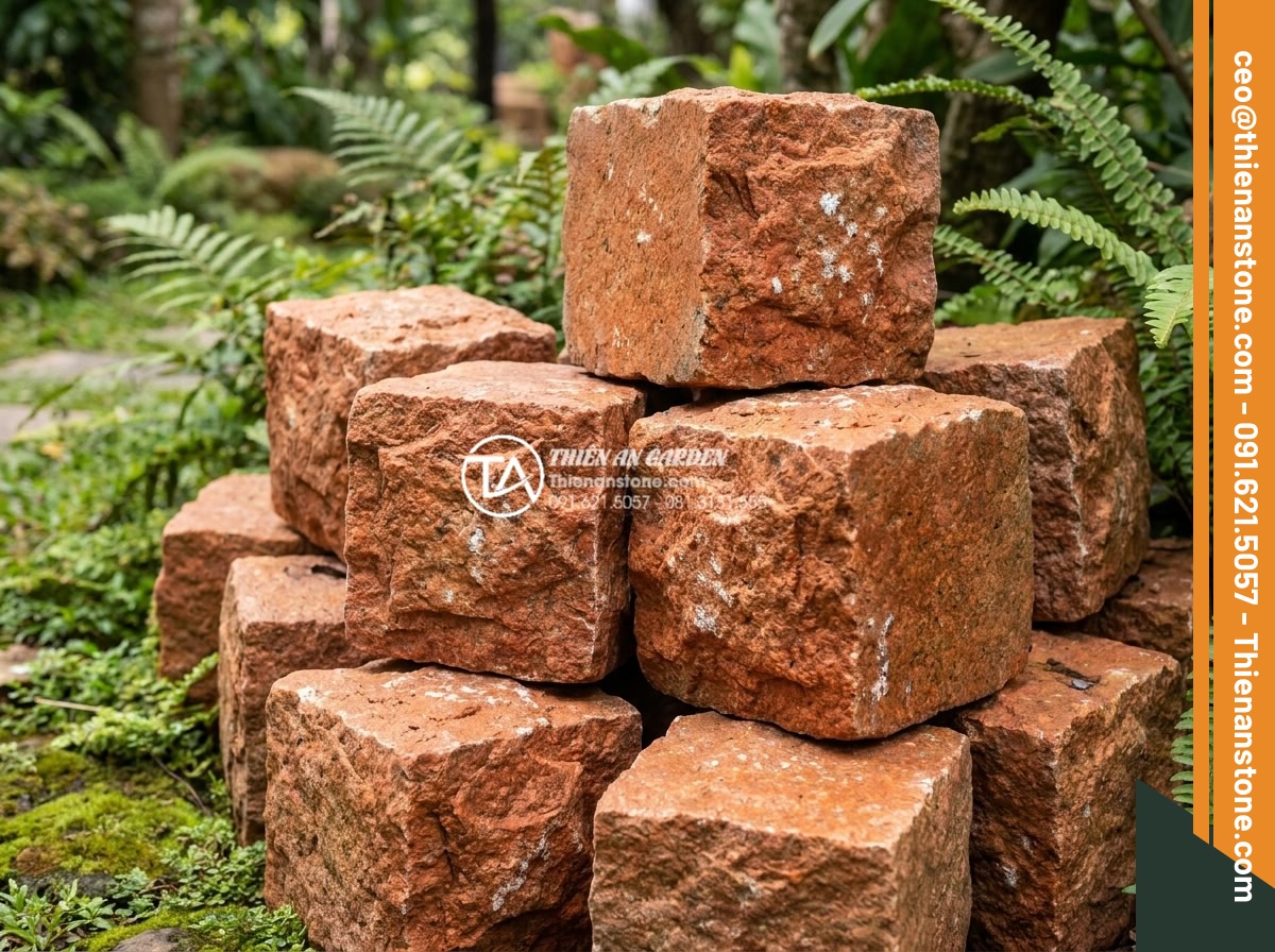 1m2 đá cubic bao nhiêu viên? Cách tính định mức chuẩn cho công trình - Hình 3 1m2 đá cubic bao nhiêu viên? Cách tính định mức chuẩn cho công trình - Detailed image showing the natural color variations and cubic shapes of basalt a