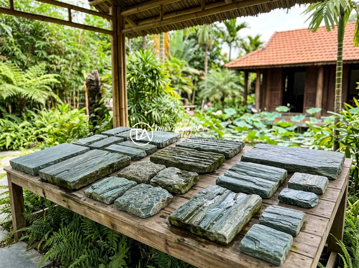 Lỗi thường gặp khi tự lát đá bước dạo tại nhà và cách khắc phục - Professional selection guide showing ideal natural stones for stepping paths wit