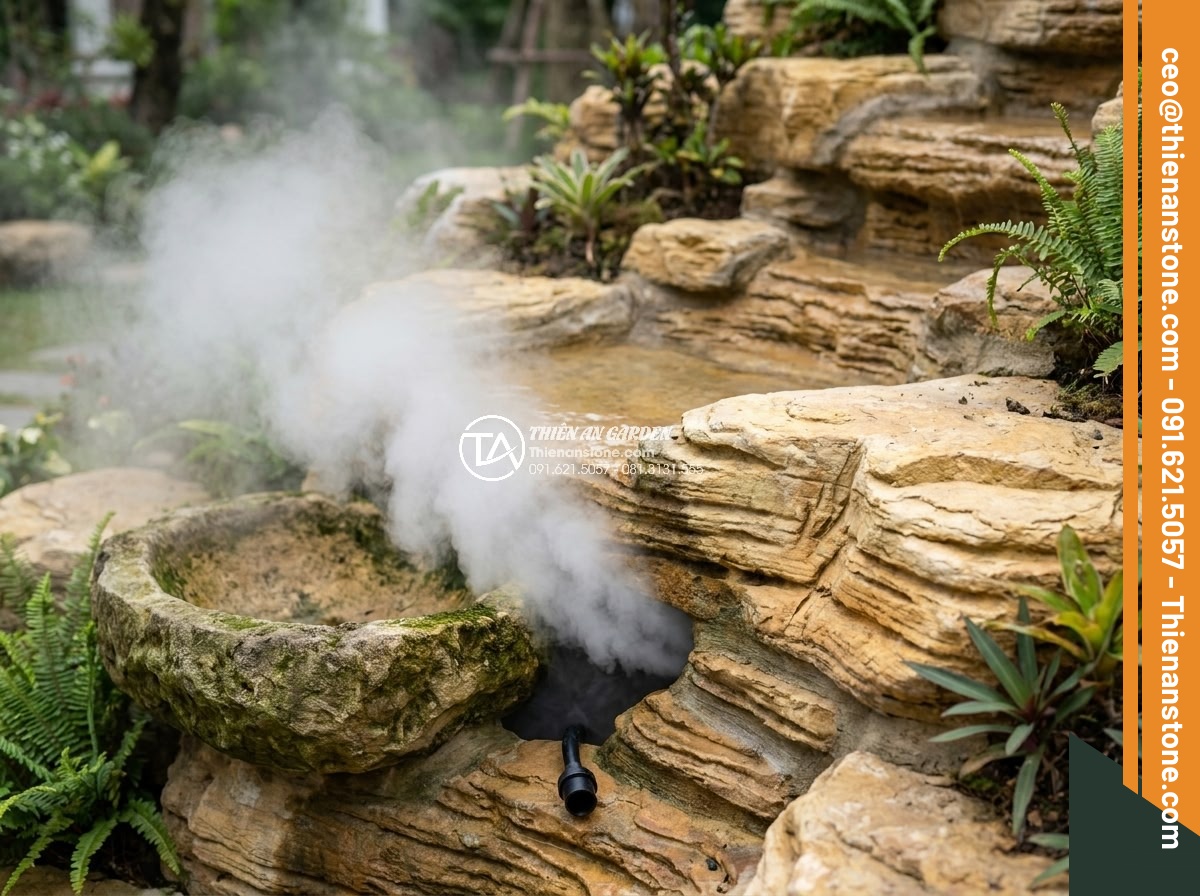 Tạo hệ thống phun sương cho thác nước đá cổ thạch: Hướng dẫn chi tiết - Hình 18 Tạo hệ thống phun sương cho thác nước đá cổ thạch: Hướng dẫn chi tiết - Error analysis and correction examples for fog creation system in fossilized sto
