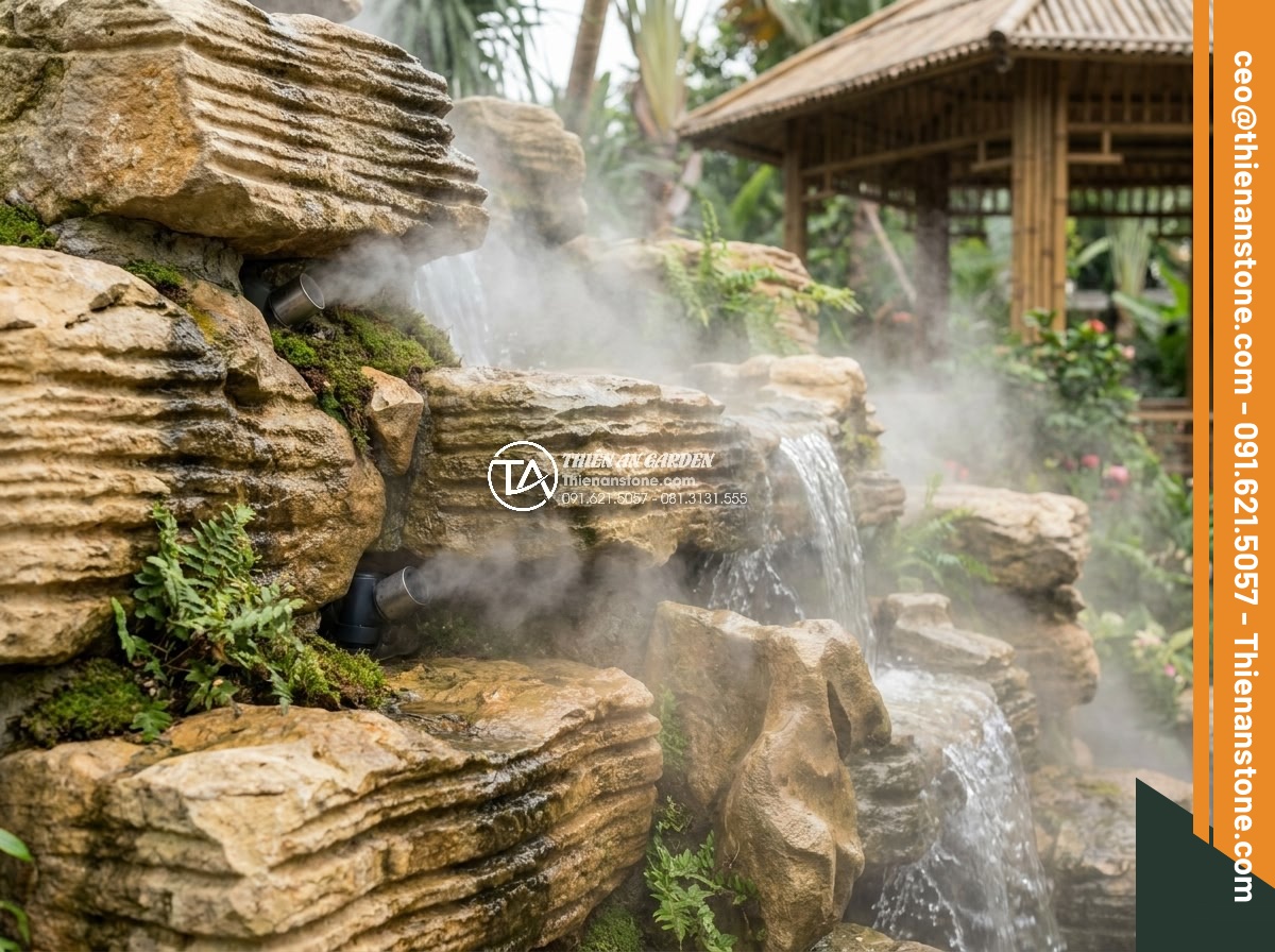 Tạo hệ thống phun sương cho thác nước đá cổ thạch: Hướng dẫn chi tiết - Hình 6 Tạo hệ thống phun sương cho thác nước đá cổ thạch: Hướng dẫn chi tiết - High-quality waterfall accessories kit specifically designed for creating fog an