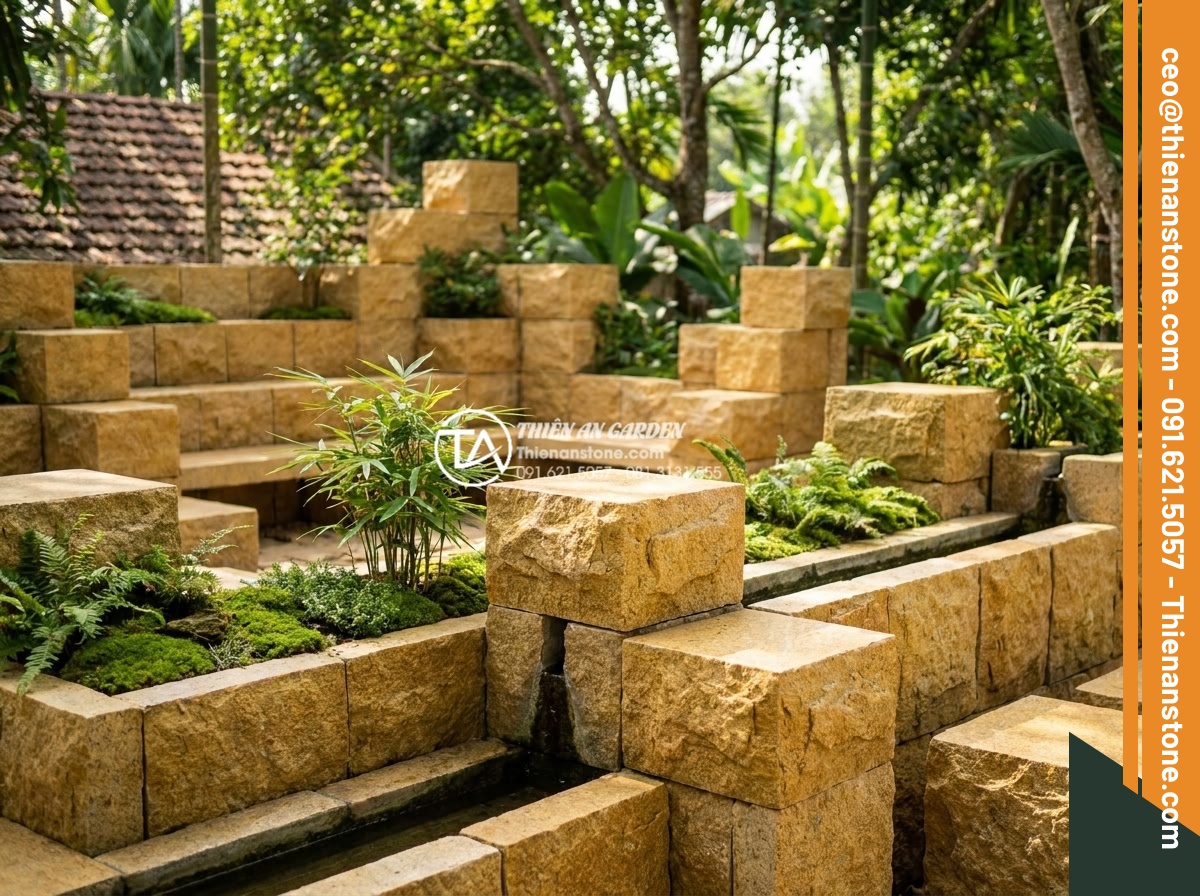 Top 15 mẫu lát đá cubic sân vườn đẹp mắt dẫn đầu xu hướng 2026 - Visionary overview of sustainable cubic stone garden designs projecting into 202