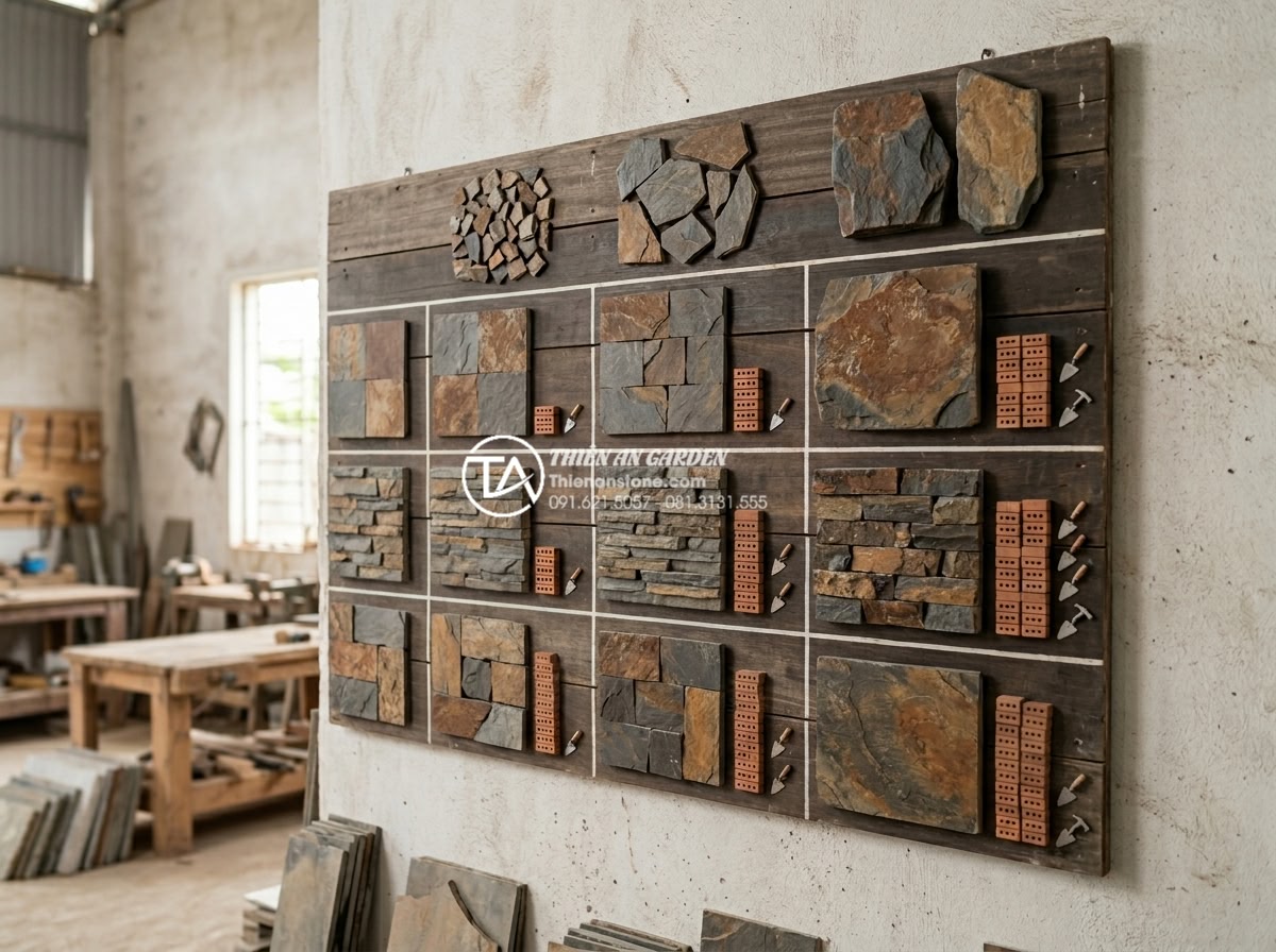 Cách tính định mức đá rối trên 1m2 để dự toán ngân sách chính xác - Professional reference chart and table displaying detailed quota rates for diffe