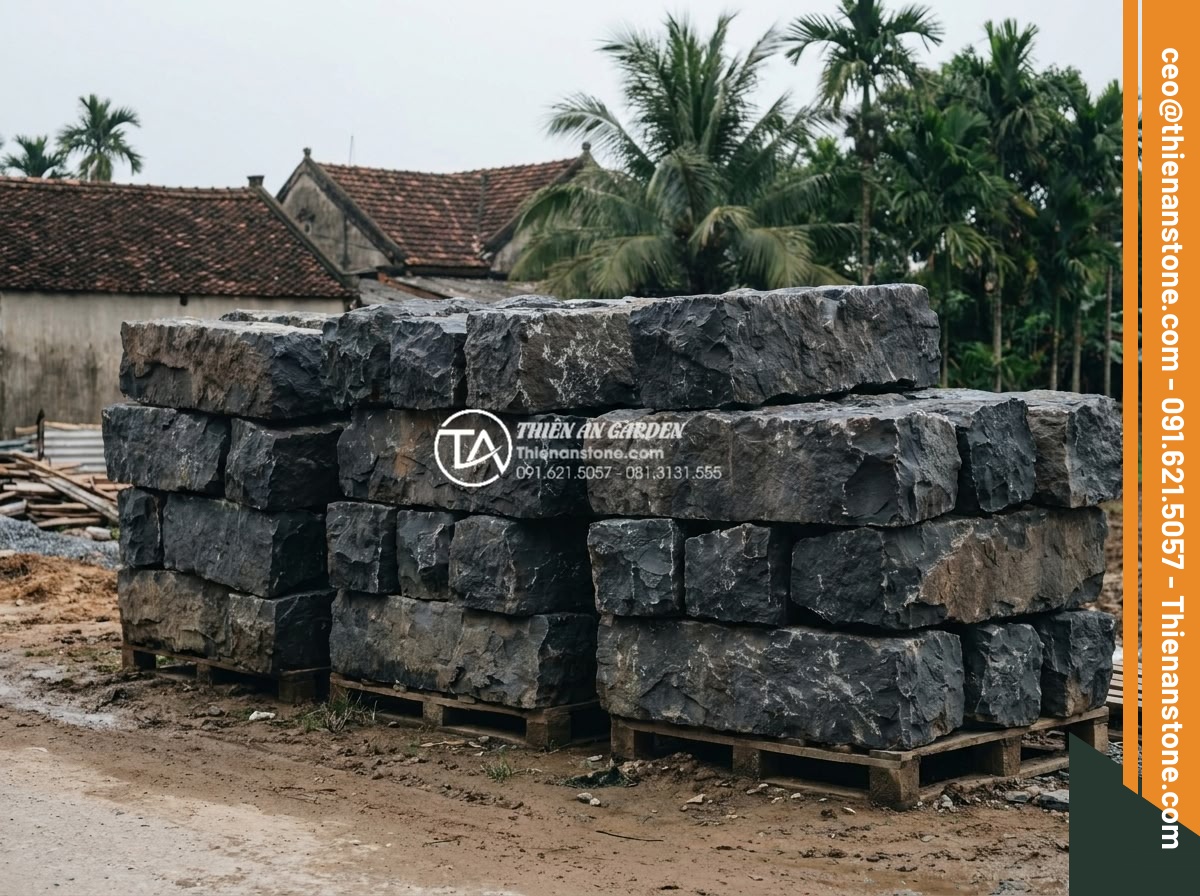 Cách vận chuyển đá tai mèo khối lượng lớn không bị nứt vỡ - Successful large scale cat ear stone delivery project completed without any dama