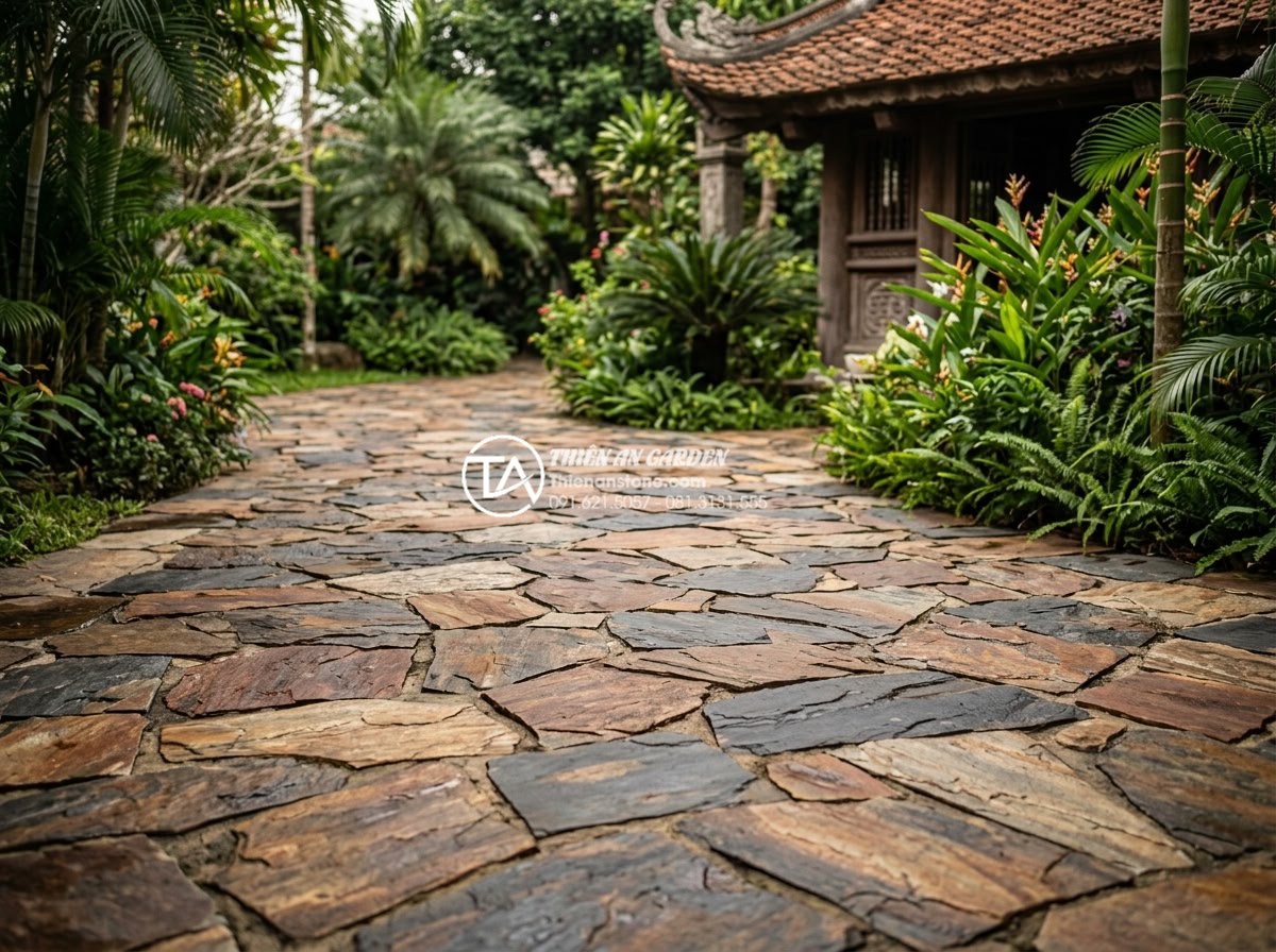 Đá rối là gì? Xu hướng sử dụng đá tự nhiên trong kiến trúc 2026 - Maintenance tips illustration for long-term care of natural stone features in ou