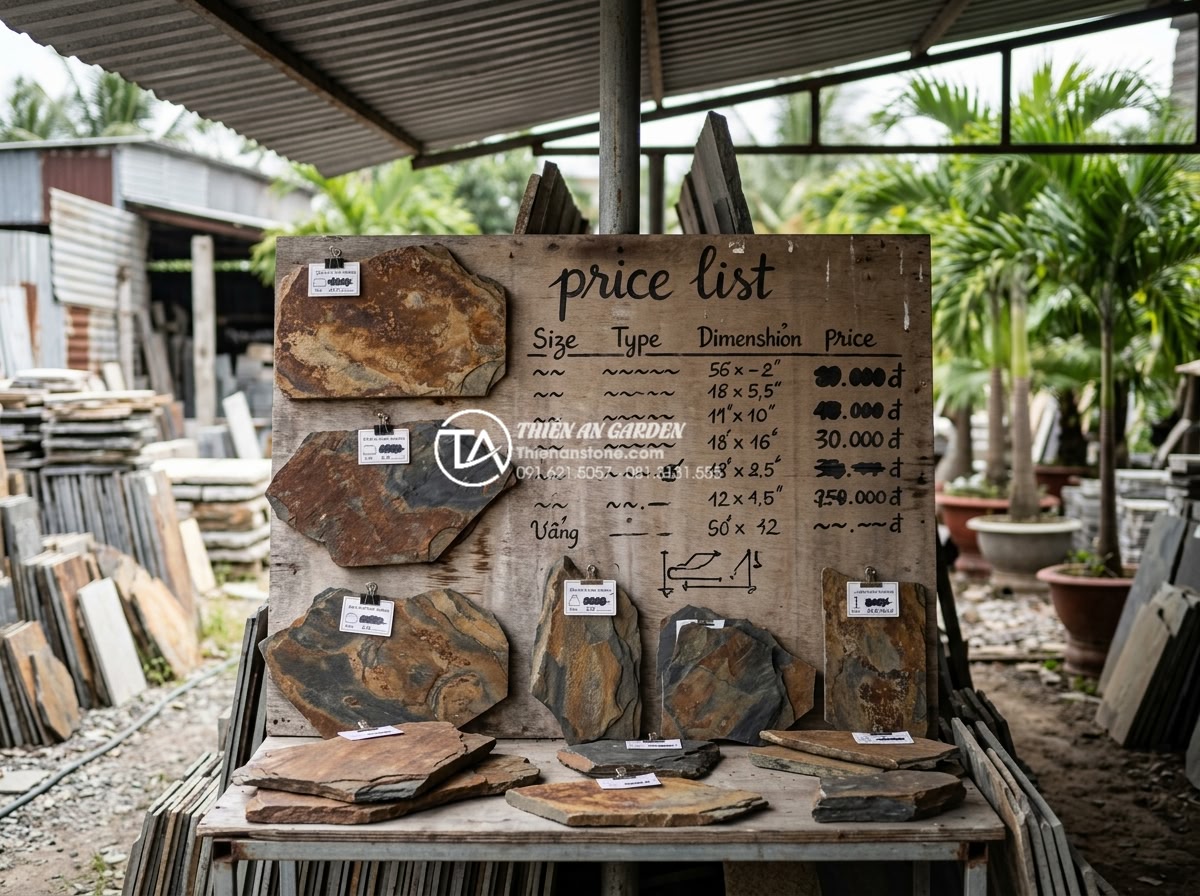 Đá rối Lai Châu: Đặc điểm, phân loại và bảng giá mới nhất - Latest 2026 price list display of various Lai Chau disturbed stone types with di