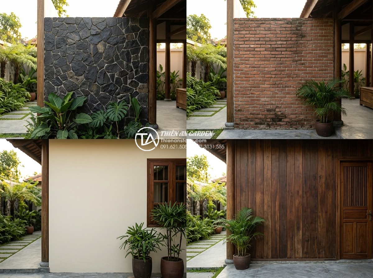 Đá rối ốp tường: Nghệ thuật tạo điểm nhấn cho không gian sống - Side by side visual comparison chart of stone rối wall versus traditional tiles,