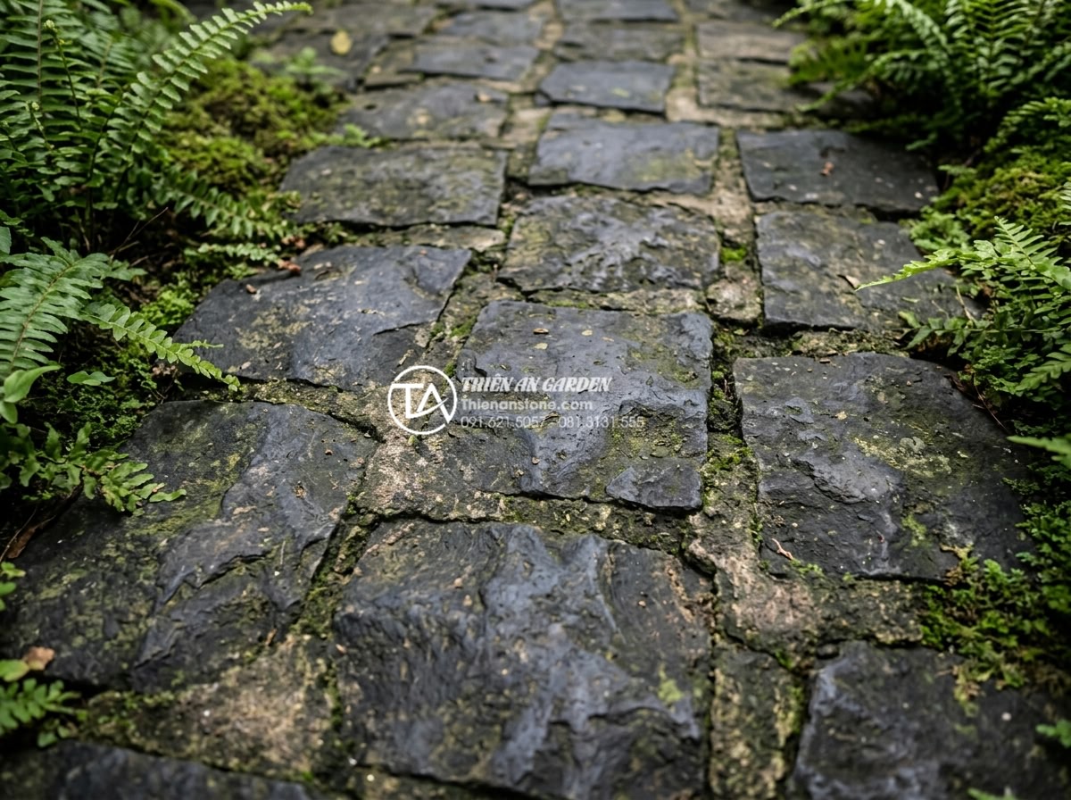 Kỹ thuật chà ron đá rối: Bí quyết để có mạch đá đều và đẹp - Maintenance and cleaning process for grouted chaotic stone surfaces in outdoor g