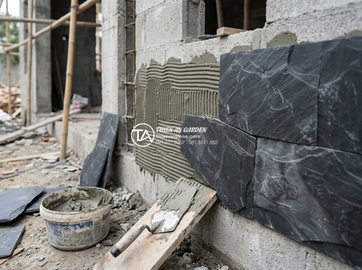 Sai lầm thường gặp khi tự thi công ốp đá rối tại nhà - High quality adhesive and mortar products labeled for natural stone installation