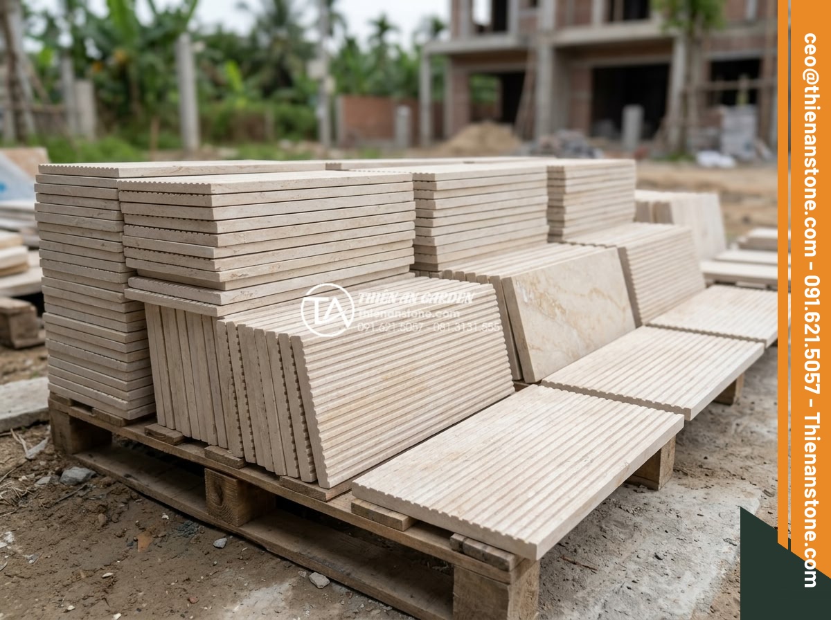 Checklist 5 bước kiểm tra chất lượng đá răng lược khi nhận hàng - Hình 12 Checklist 5 bước kiểm tra chất lượng đá răng lược khi nhận hàng - Batch quantity verification and size consistency check for natural da rang luoc