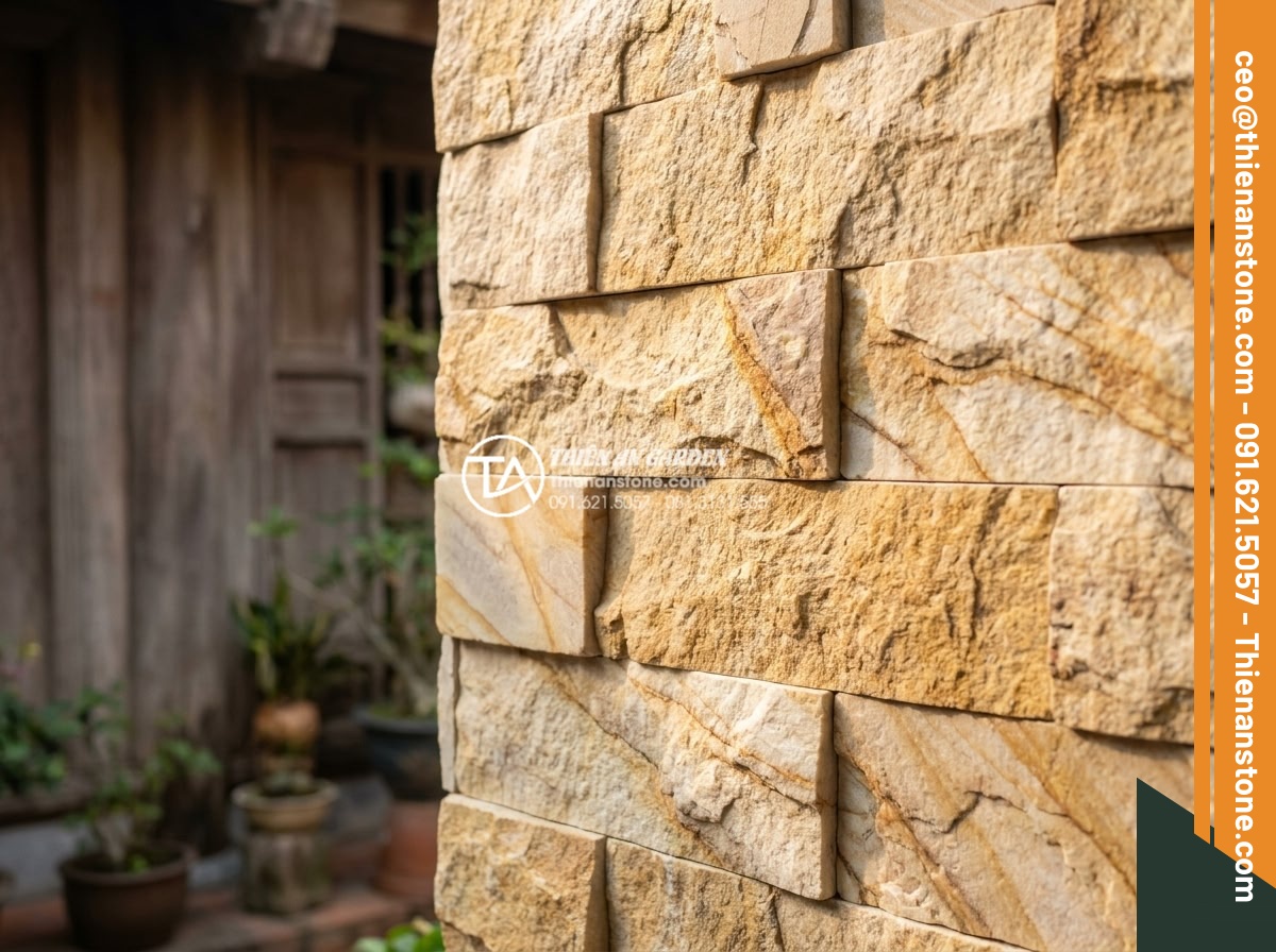 Đá ghép 4 màu có tốt không? Đánh giá độ bền và tính thẩm mỹ thực tế - Artistic close-up of 4-color stone mosaic under different lighting conditions sh