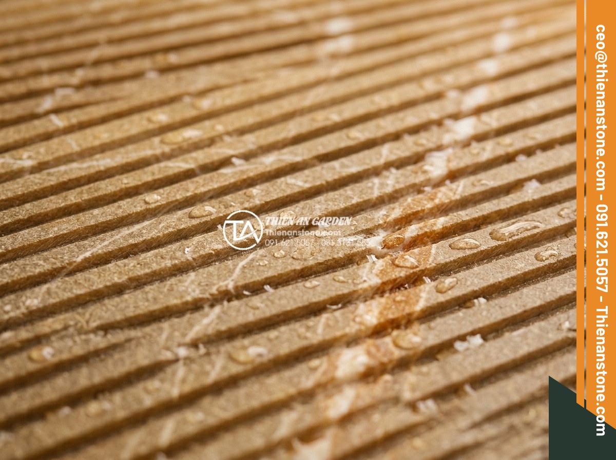 Top 5 địa chỉ mua đá răng lược uy tín, giá tận gốc tại Việt Nam - Macro close-up photography of authentic Vietnamese da rang luoc stone texture sh