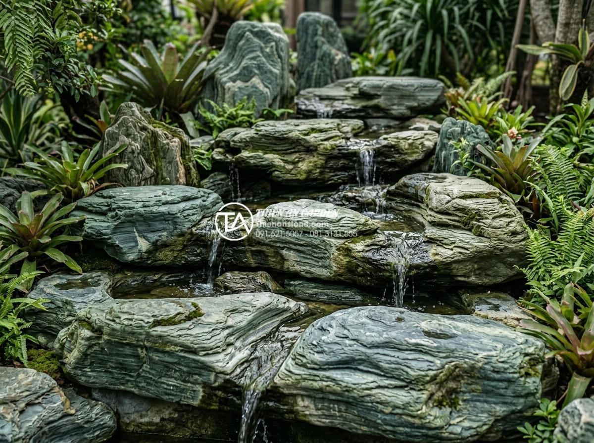 Checklist 10 bước bảo trì tiểu cảnh nước sân vườn luôn hoạt động trơn tru - Comprehensive overview of entire garden water feature during initial inspection 