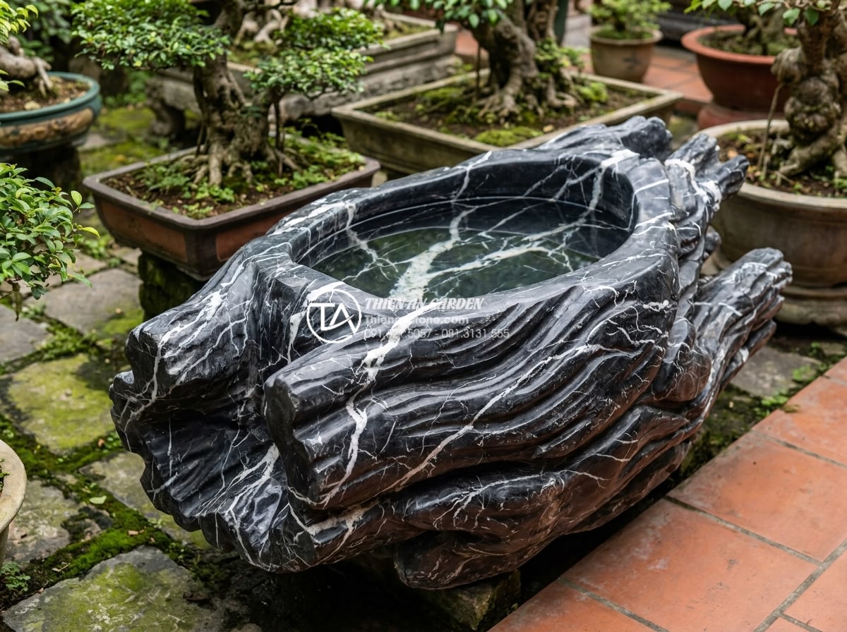 Tại sao tiểu cảnh chum nước bị đục và cách giải quyết triệt để trong 24h - High-quality natural granite and sandstone stone materials used in luxury Vietna