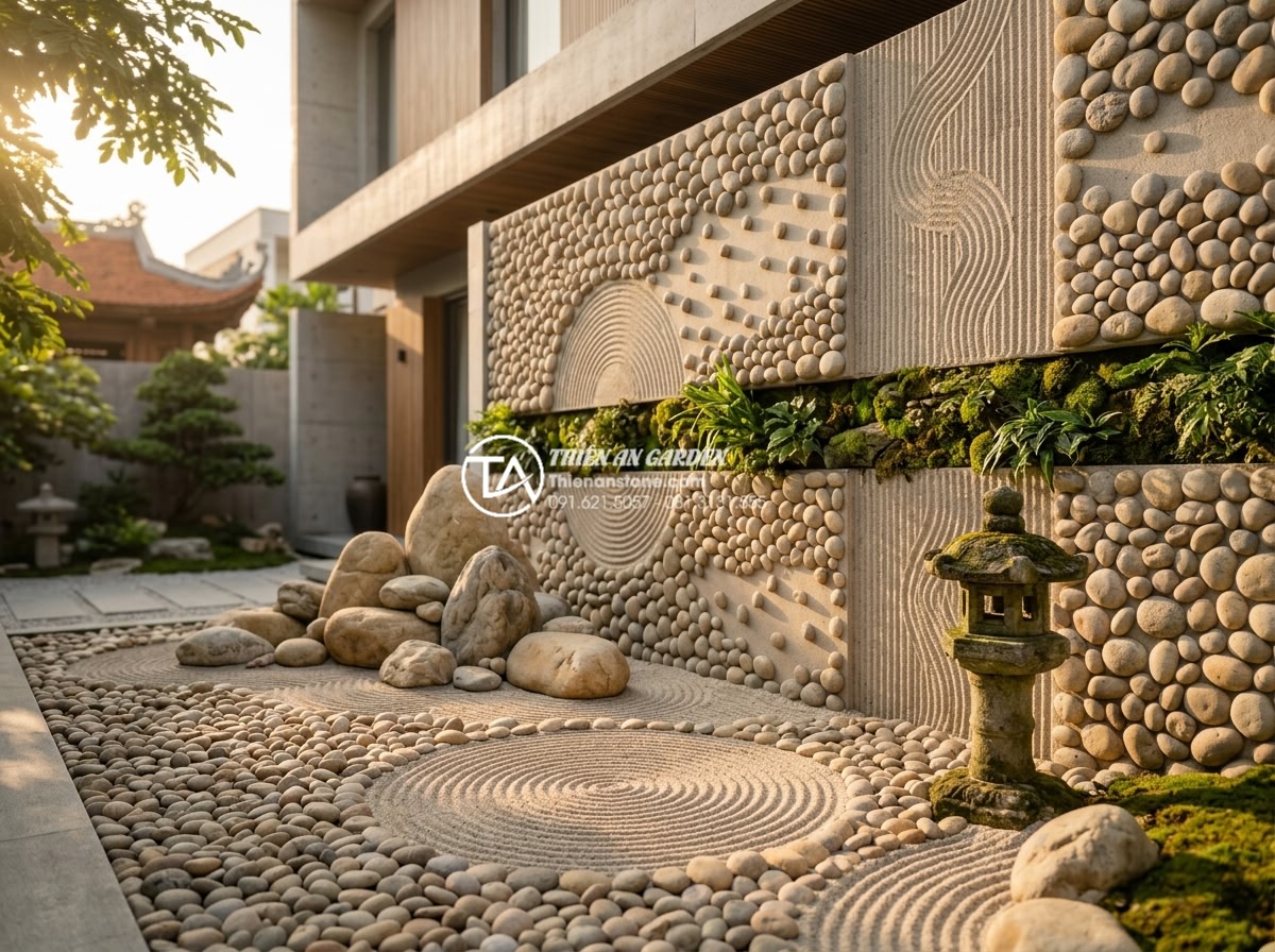 Tiểu cảnh vách tường phong cách Zen: Tìm lại sự bình yên trong tâm hồn - Historical evolution concept of Japanese Zen wall garden from ancient temple dry