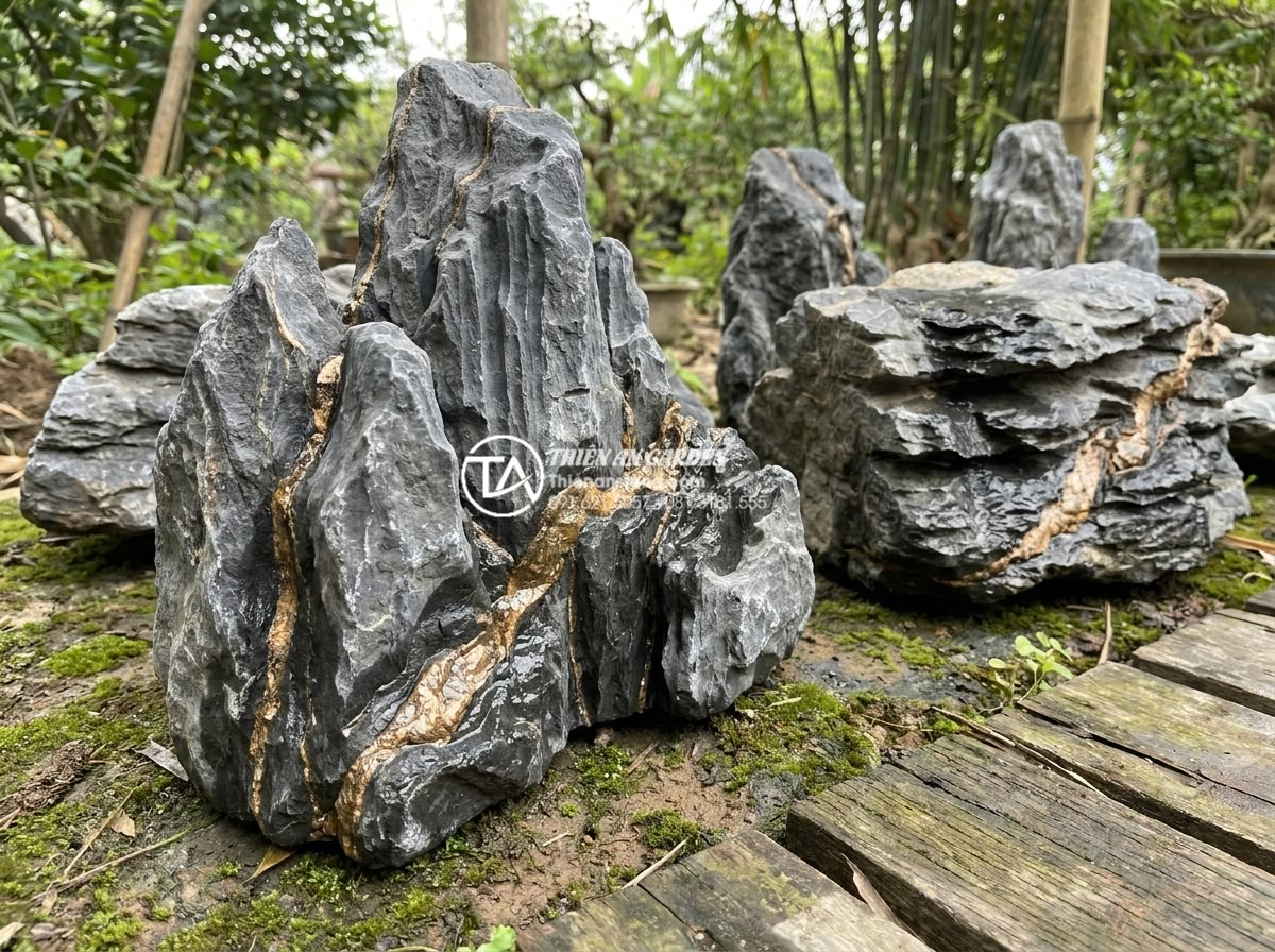 Checklist 5 bước kiểm tra đá trầm tích trước khi nhận hàng - Color and natural vein patterns of sedimentary stones examined under natural day
