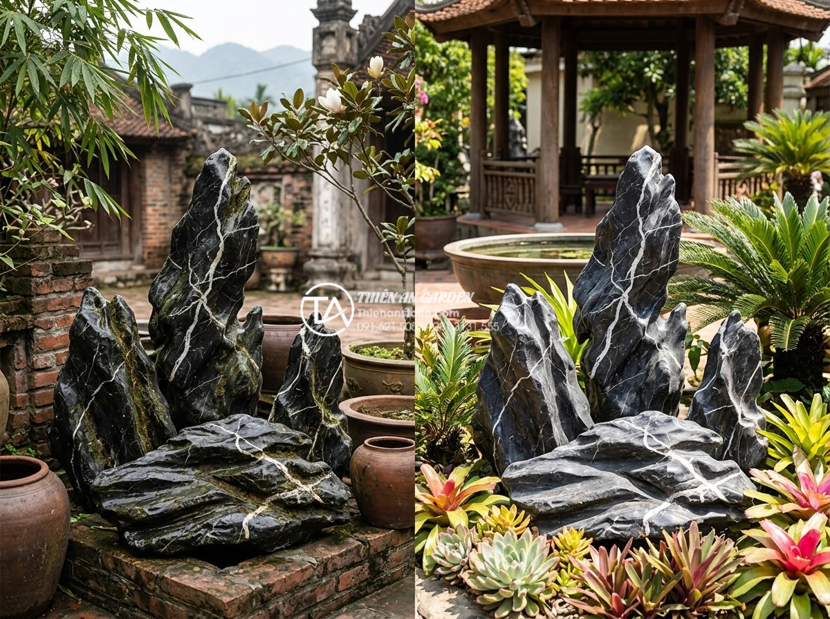 Cách bảo dưỡng và vệ sinh đá cảnh trong tiểu cảnh sân vườn luôn mới - Hình 16 Cách bảo dưỡng và vệ sinh đá cảnh trong tiểu cảnh sân vườn luôn mới - Regional differences in stone care for northern and southern Vietnamese garden l