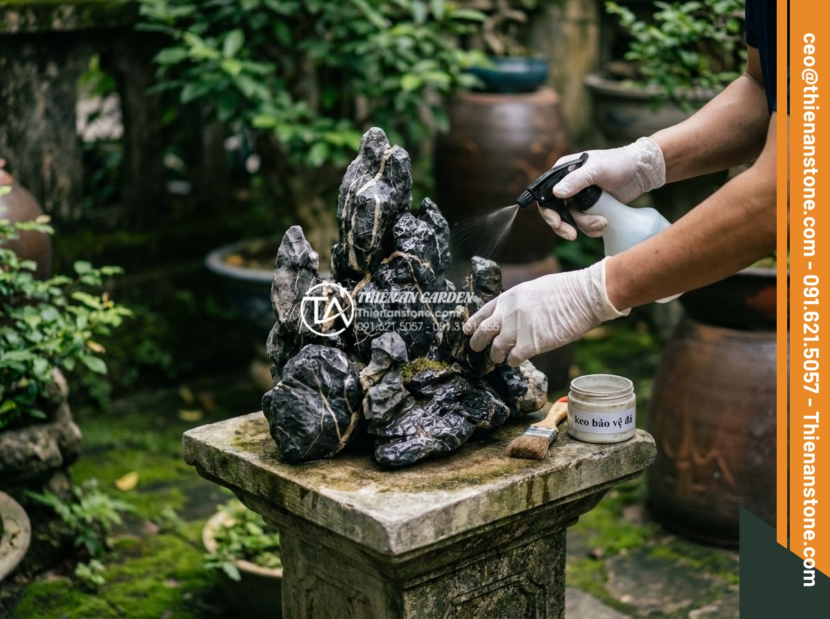 Hướng dẫn cách gắn keo và ghép đá tuyết sơn vững chãi nhất - Regular maintenance routine for tuyet son non-bo: gentle cleaning with low-press