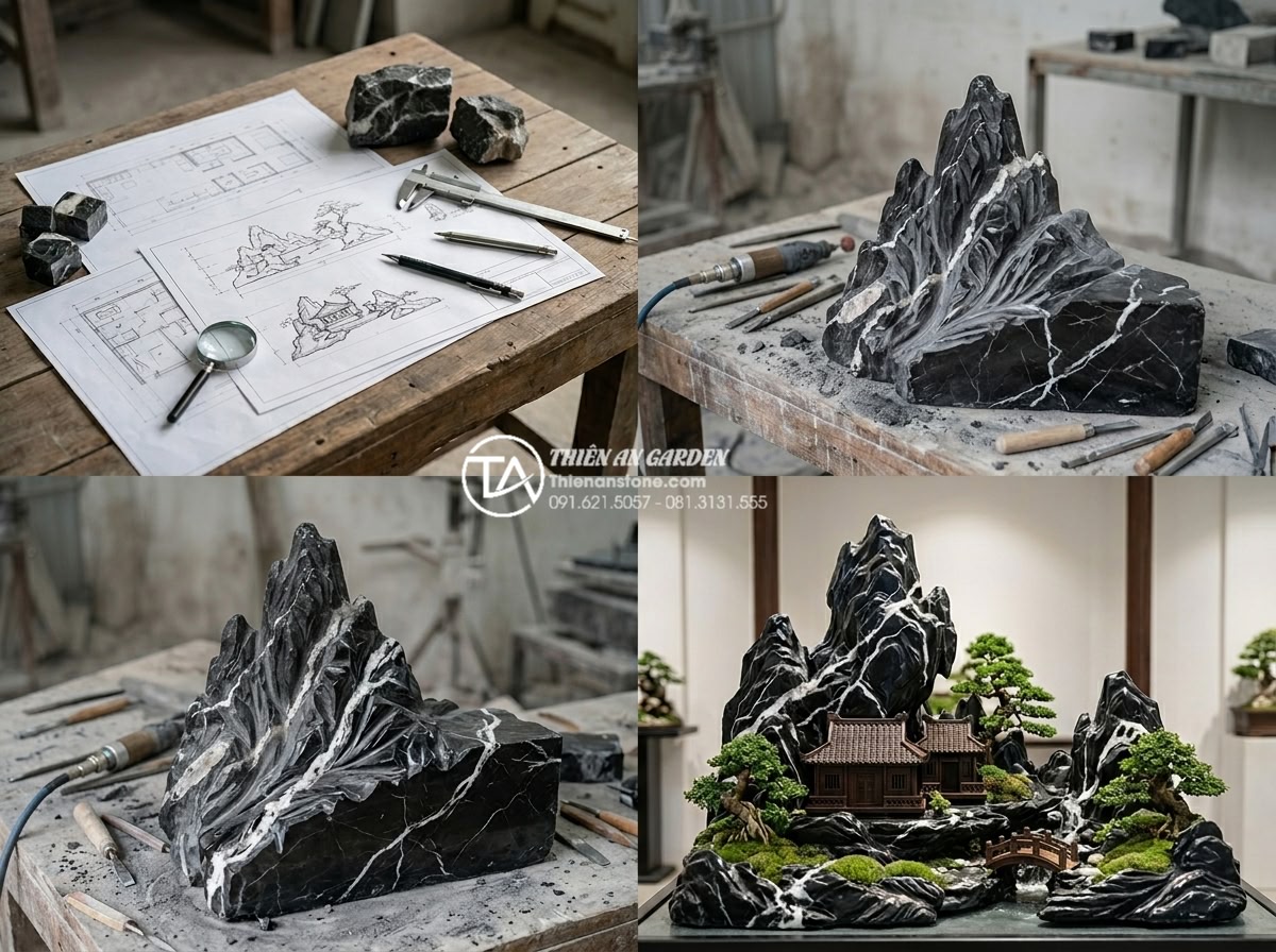 Tổng hợp mẫu tiểu cảnh sân vườn biệt thự sang trọng và bề thế - Professional design and construction process for luxurious villa garden miniatur