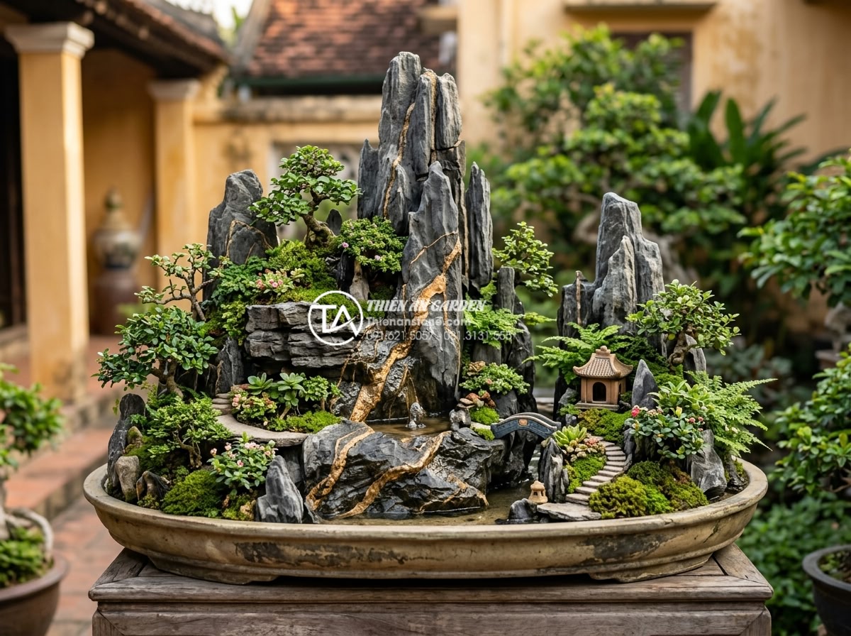 Top 15 mẫu tiểu cảnh sân vườn nhỏ đẹp cho ban công và sân thượng - Long-term care examples of well-preserved miniature terrace gardens with vibrant