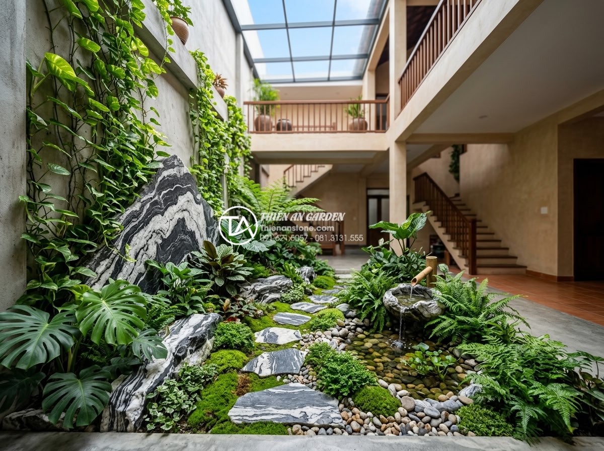 Hướng dẫn tự làm tiểu cảnh giếng trời mini tiết kiệm chi phí - Fixed and improved version of a DIY skylight garden after correcting common erro