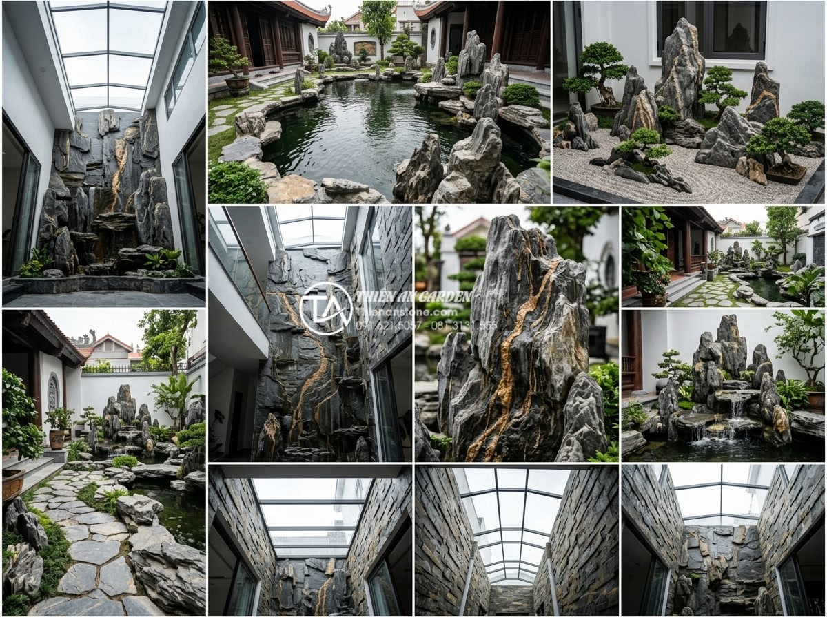 Quy trình chống thấm giếng trời triệt để tránh ẩm mốc tường - Comprehensive project portfolio collage of various skylight waterproofing and na