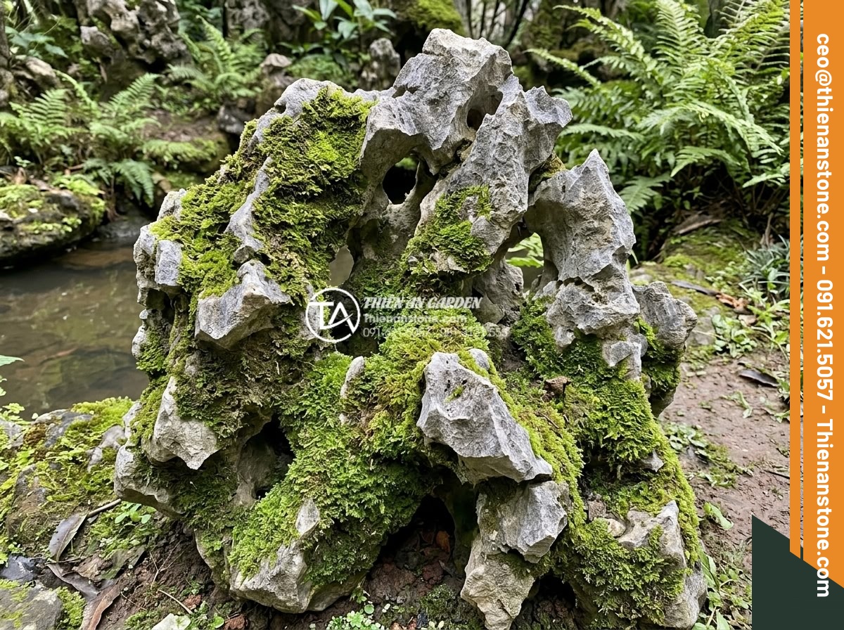 Cách xử lý rêu mốc cho tiểu cảnh làng quê ngoài trời vào mùa mưa - Detailed step by step manual cleaning process of moss from village style stone g