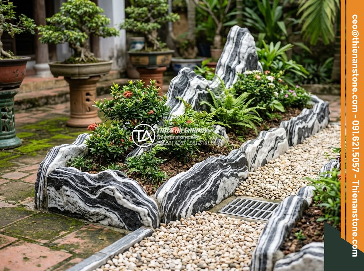 Hướng dẫn xử lý thoát nước cho tiểu cảnh hoa tết để tránh thối rễ - Hình 20 Hướng dẫn xử lý thoát nước cho tiểu cảnh hoa tết để tránh thối rễ - Successfully corrected drainage issues in a previously problematic flower stone
