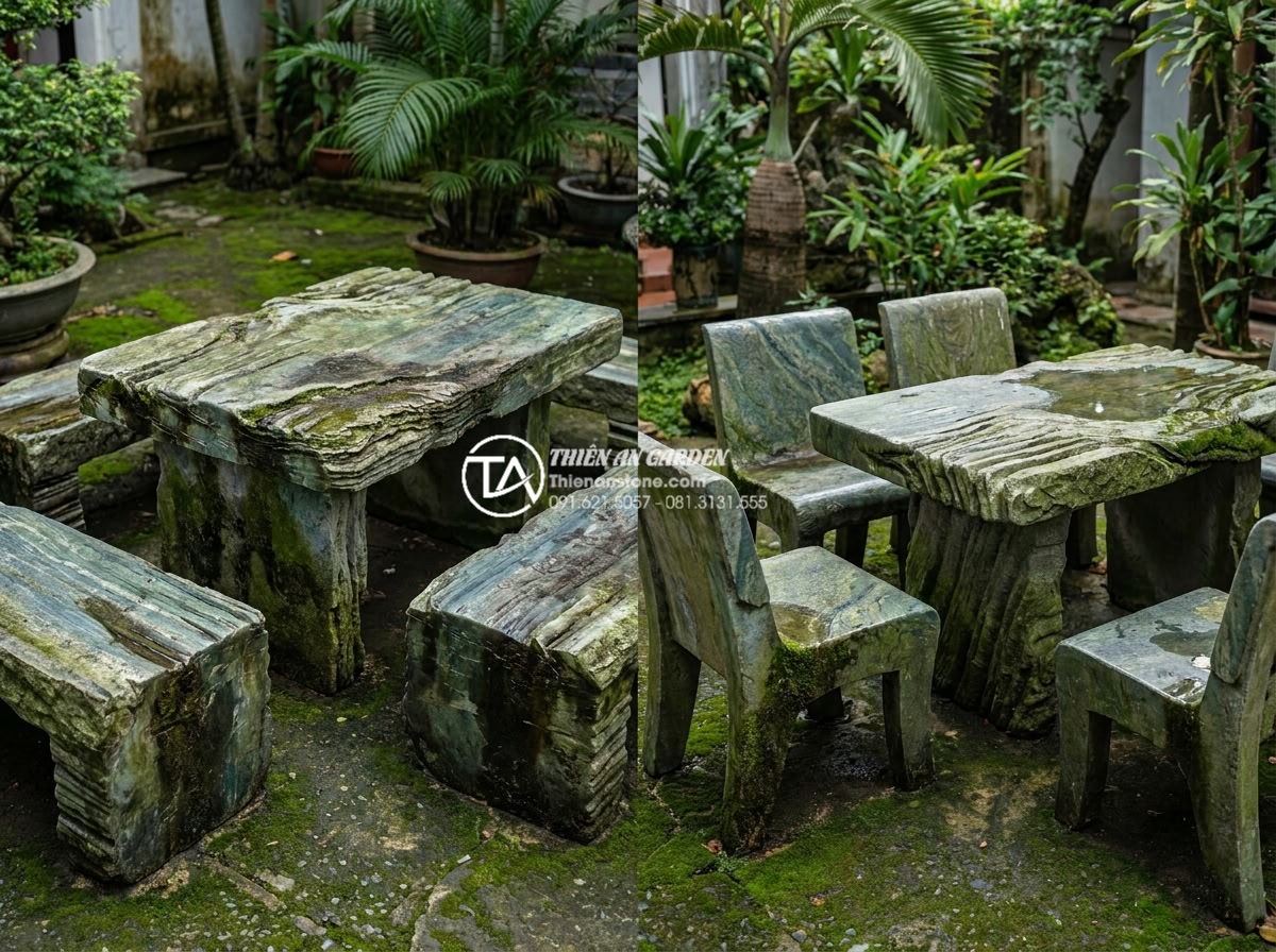 So sánh bàn ghế đá hoa cương và đá Marble: Loại nào tốt hơn cho ngoài trời? - Hình 8 So sánh bàn ghế đá hoa cương và đá Marble: Loại nào tốt hơn cho ngoài trời? - Infographic style comparison chart of total ownership cost over 20 years for gra