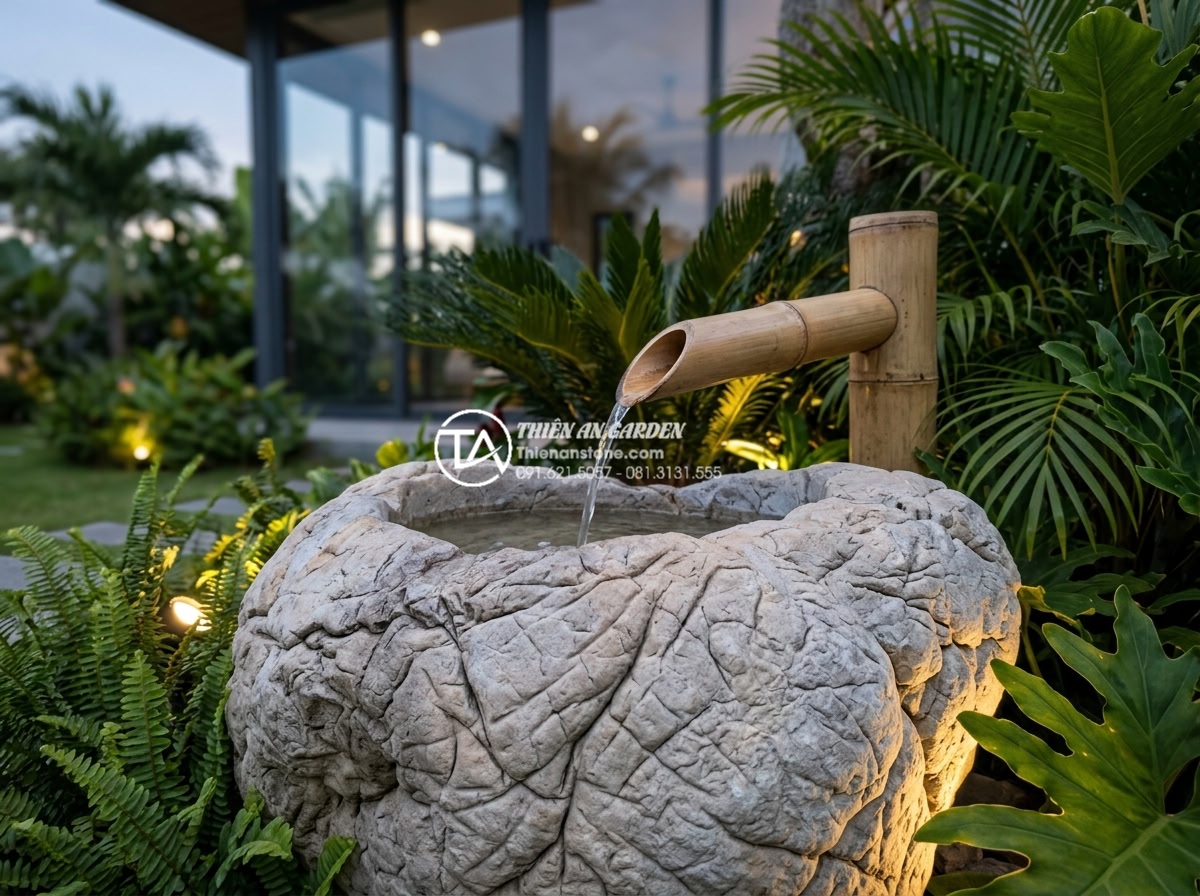 Tiểu cảnh ống tre là gì? Nghệ thuật đưa hơi thở làng quê vào kiến trúc hiện đại - Behind-the-scenes professional photograph of skilled Vietnamese craftsmen from T