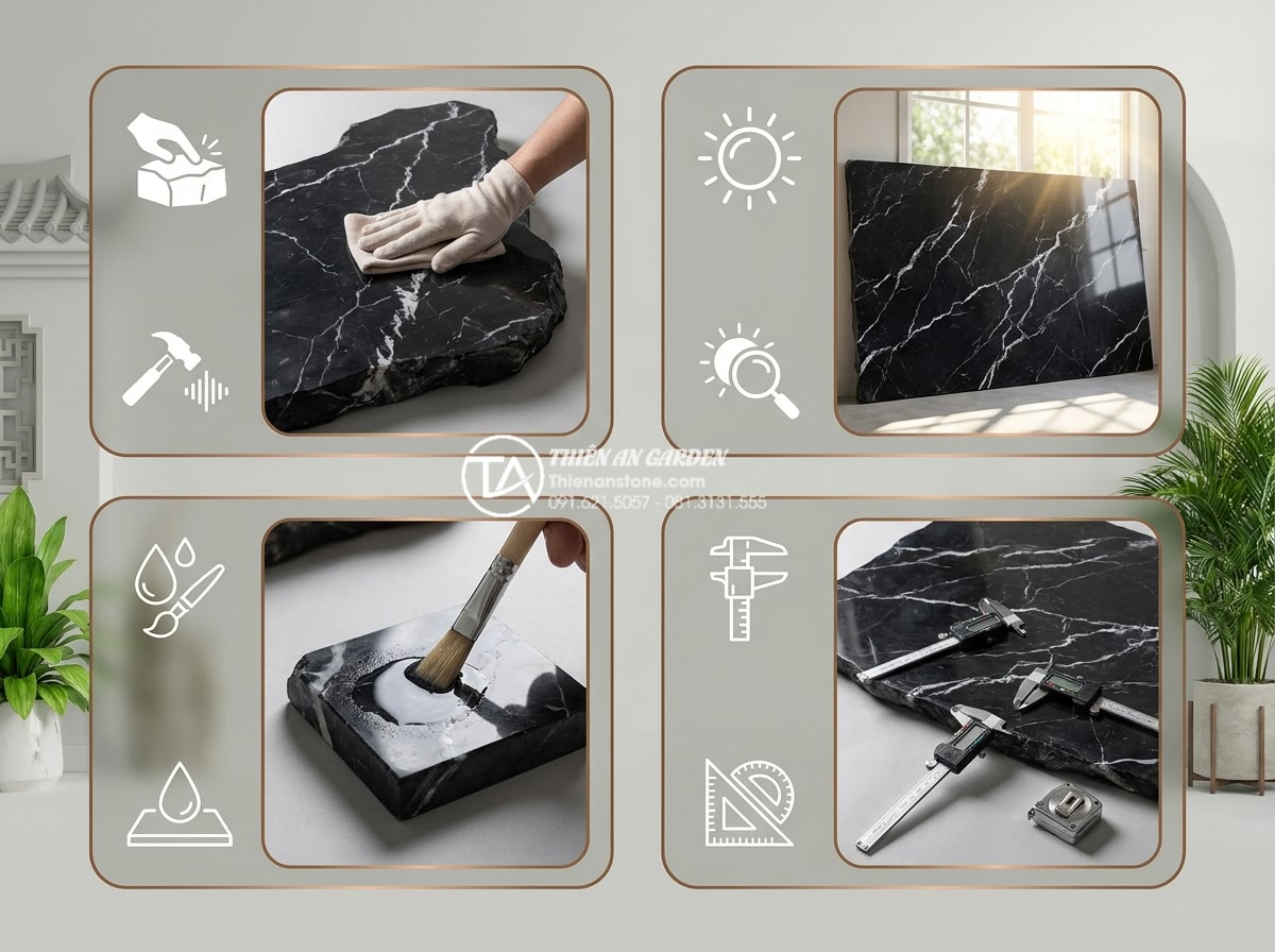 Top 10 mẫu bàn ghế đá tự nhiên Ninh Bình được đại gia săn đón - Hình 8 Top 10 mẫu bàn ghế đá tự nhiên Ninh Bình được đại gia săn đón - Educational infographic style image showing step-by-step visual guide on how to