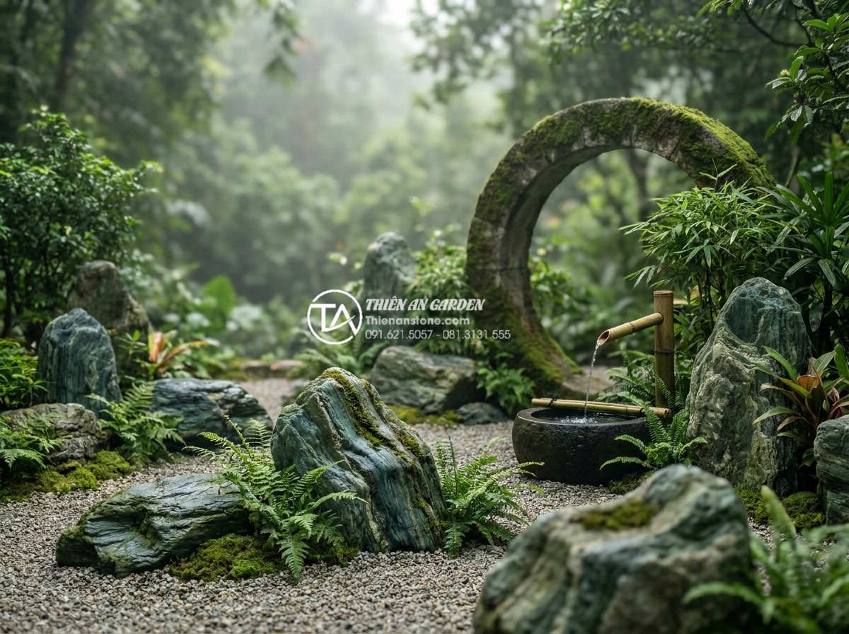 Top 50+ mẫu tiểu cảnh thiền đẹp dẫn đầu xu hướng thiết kế 2026 - Completed luxury Zen garden project by Da Canh Thien An featuring all trending 2